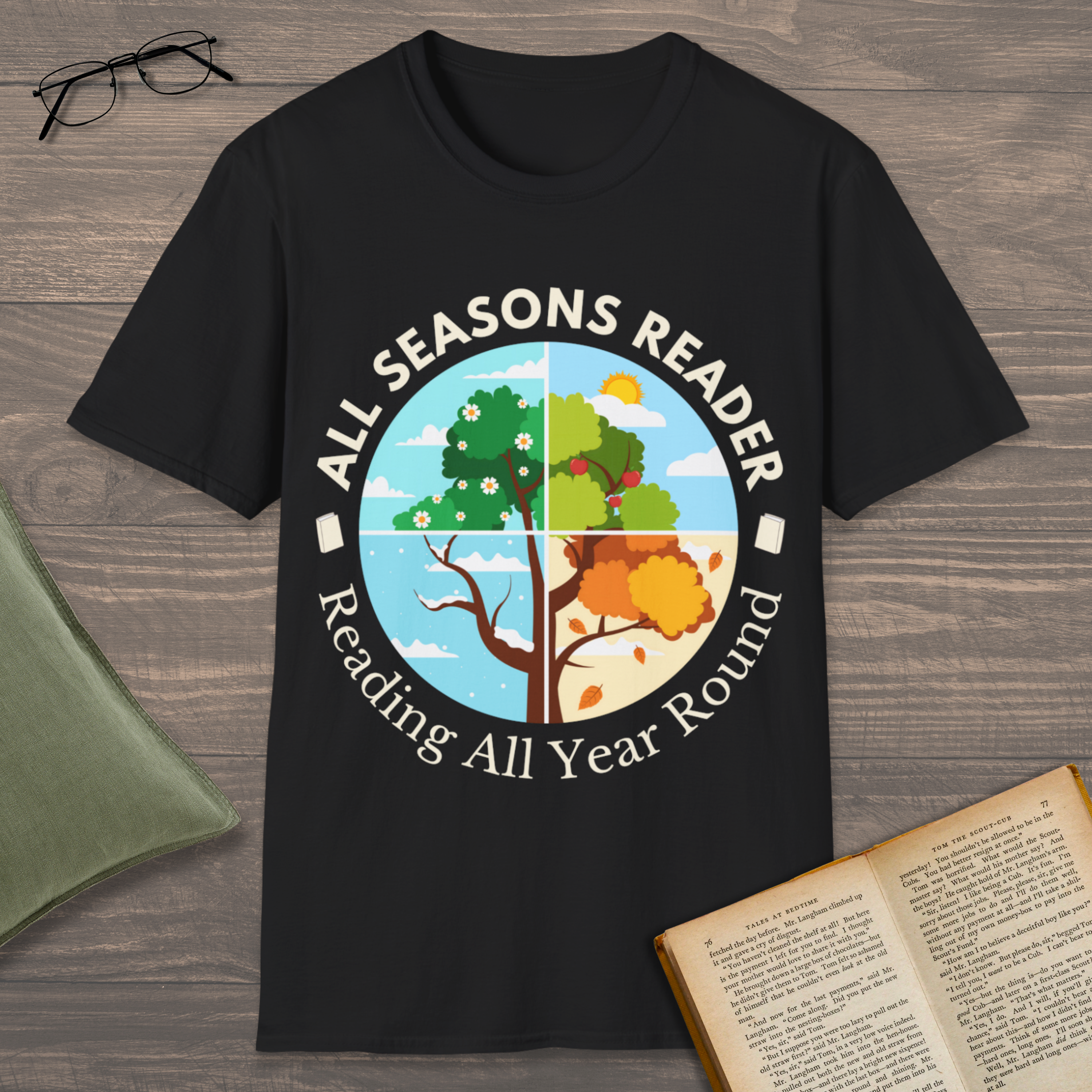 All Seasons Reader T-Shirt