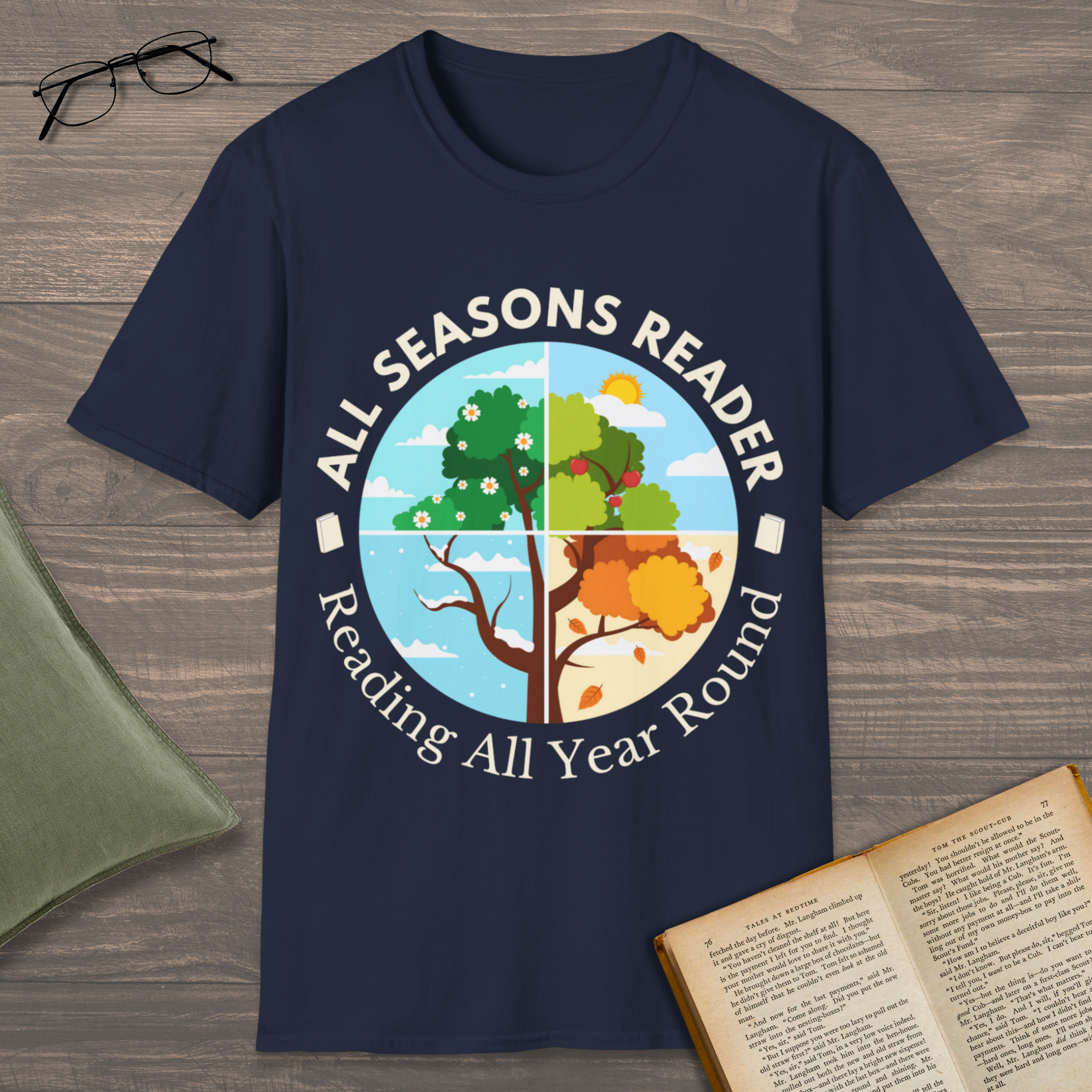 All Seasons Reader T-Shirt