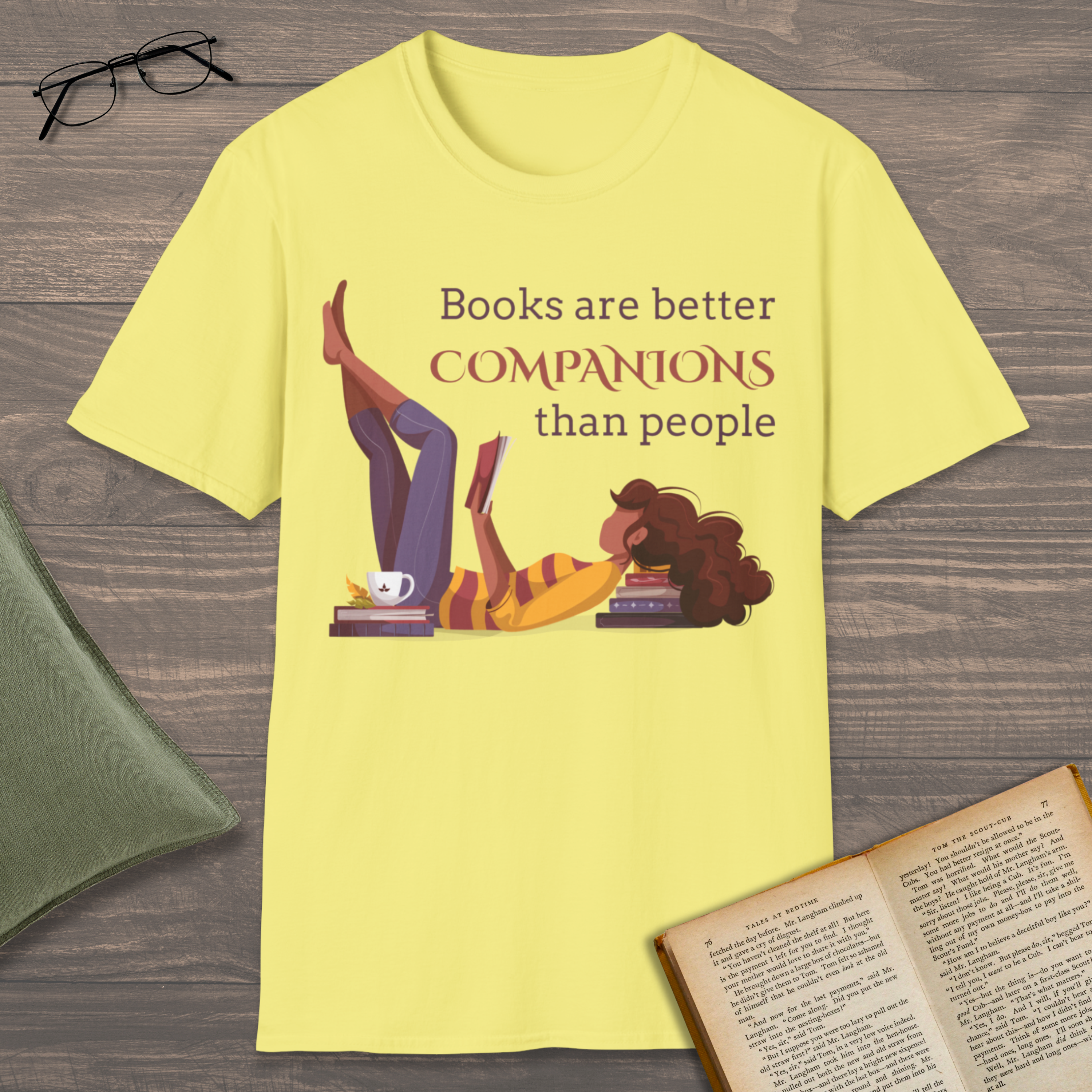 Books Are Better Companions T-Shirt