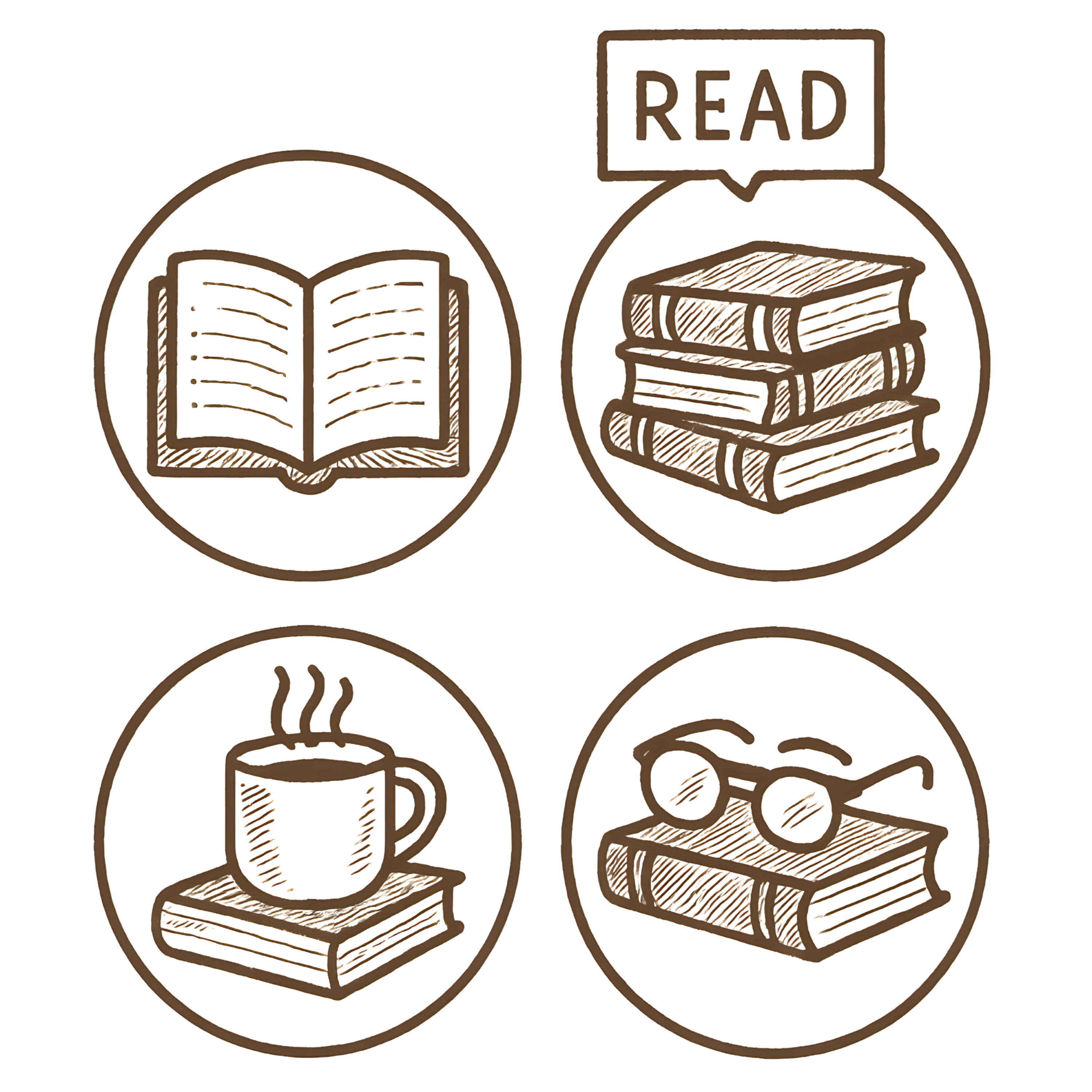 Book Lover's Minimalist T-Shirt