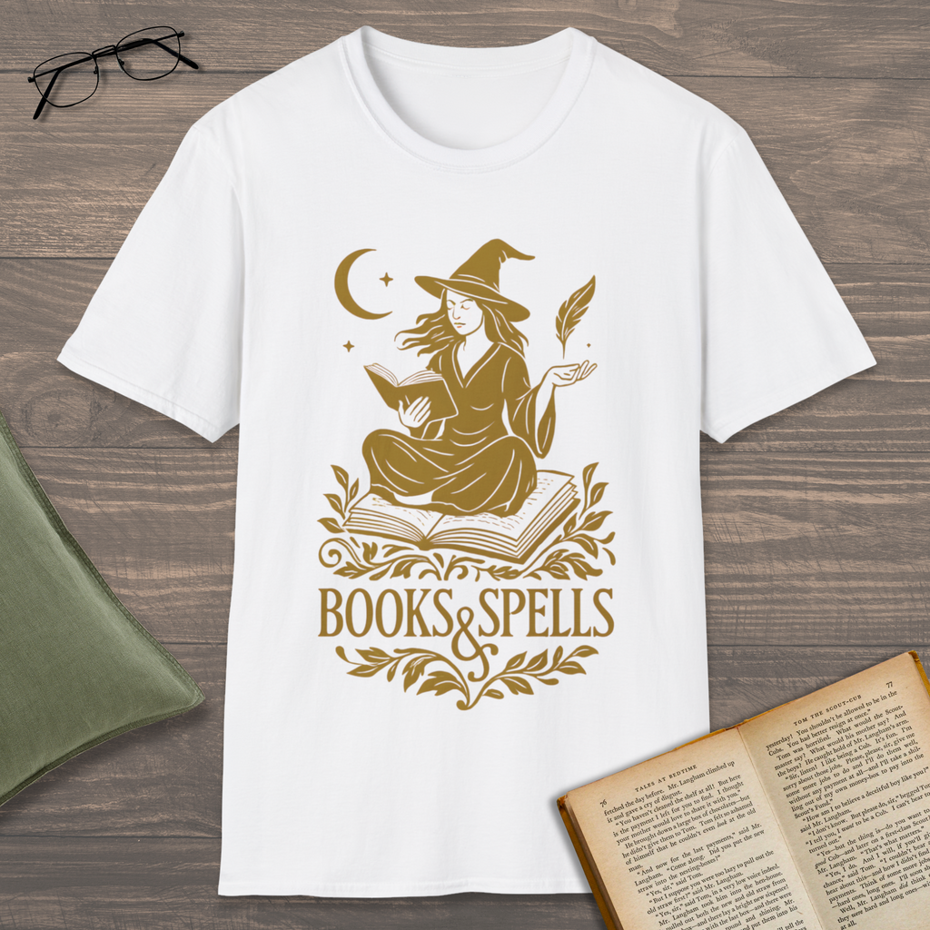Books & Spells Witch T-Shirt