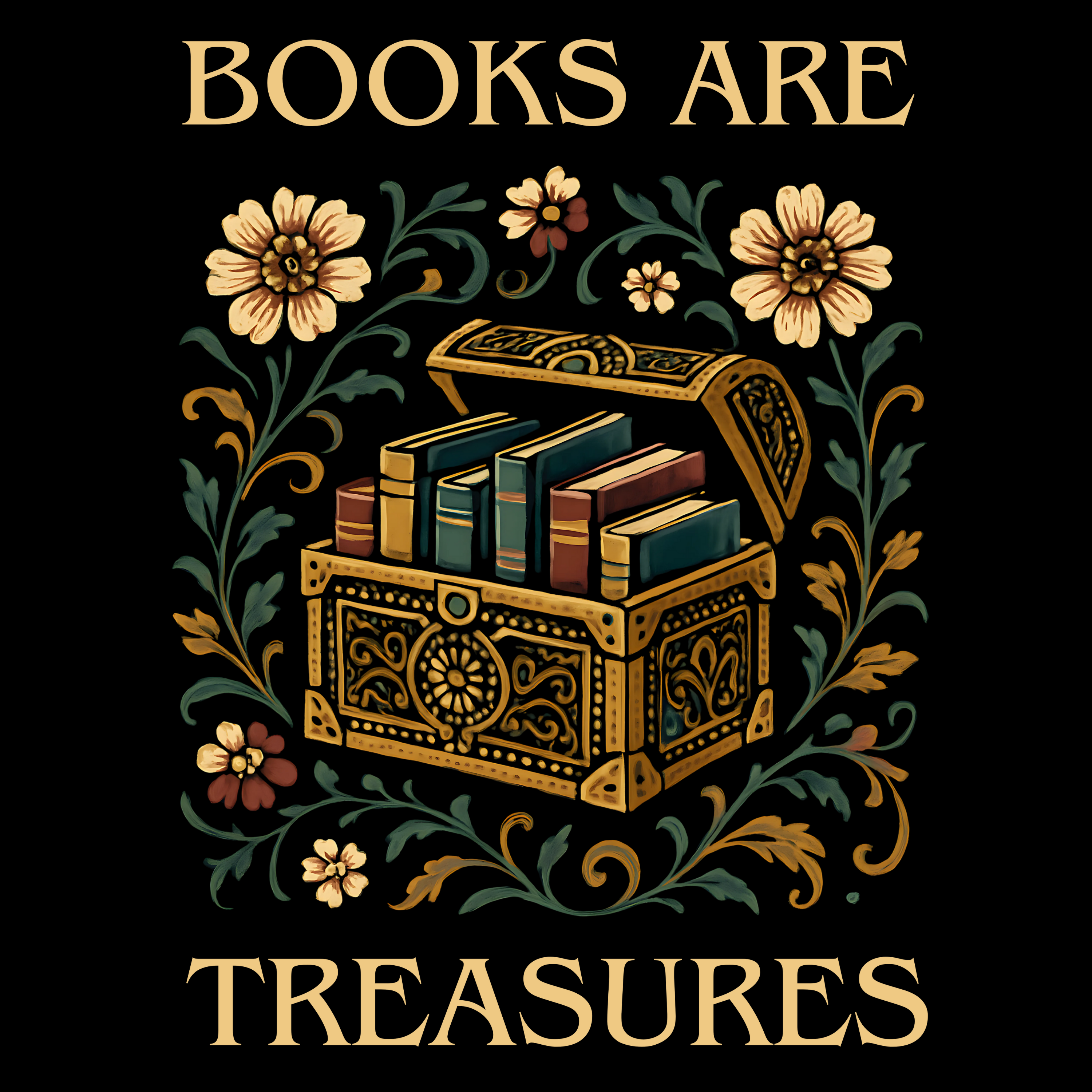 Books Are Treasures T-Shirt