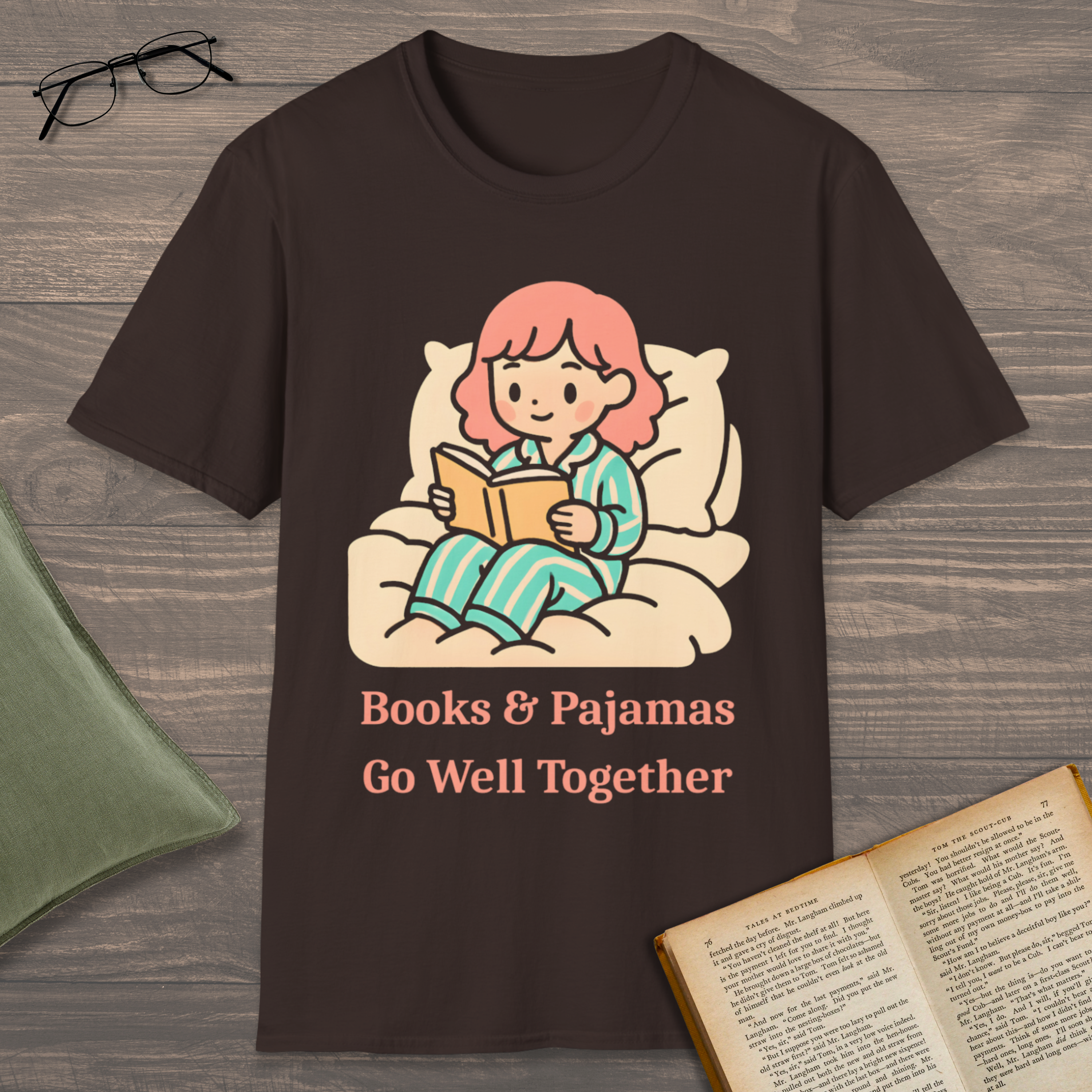 Books & Pajamas T-Shirt