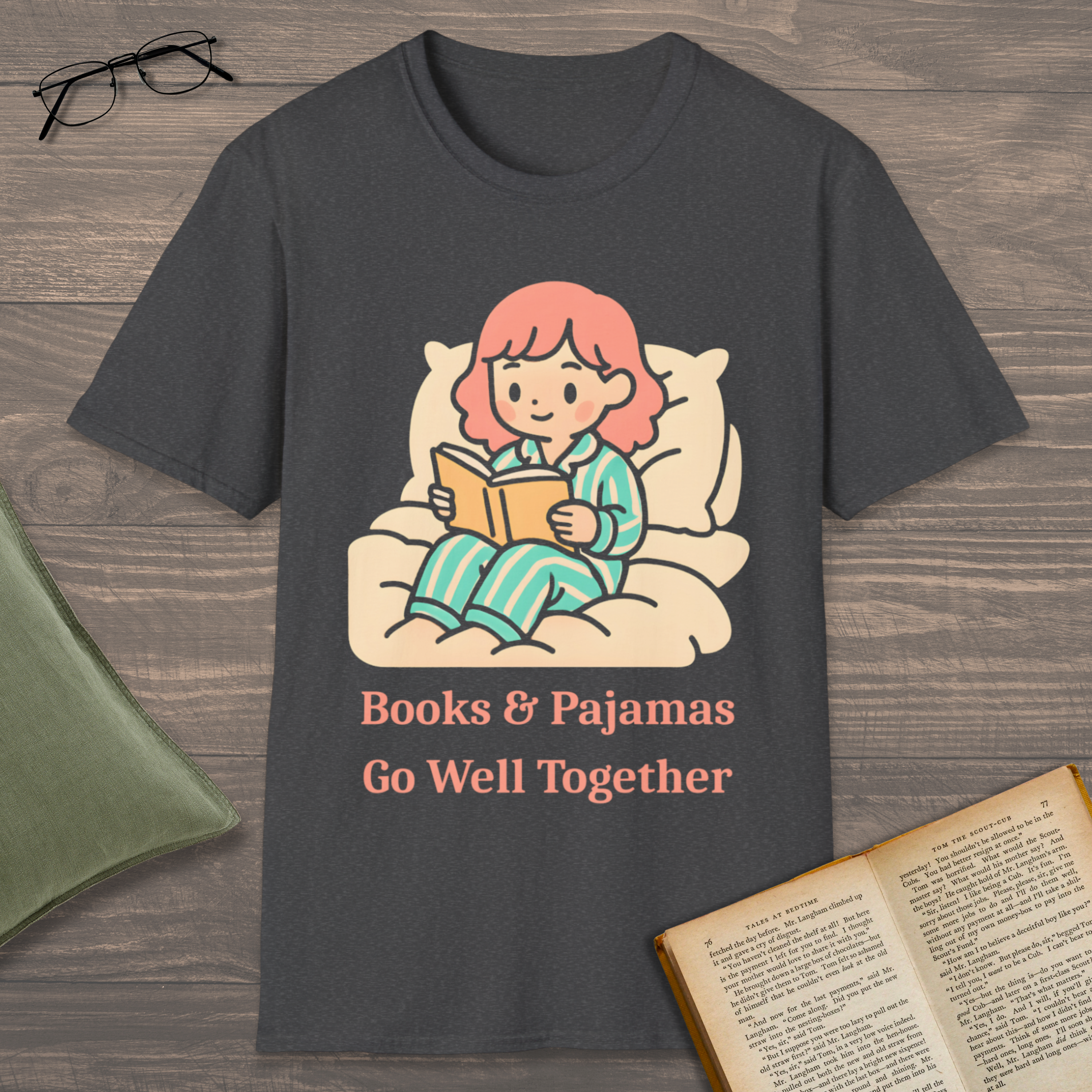 Books & Pajamas T-Shirt