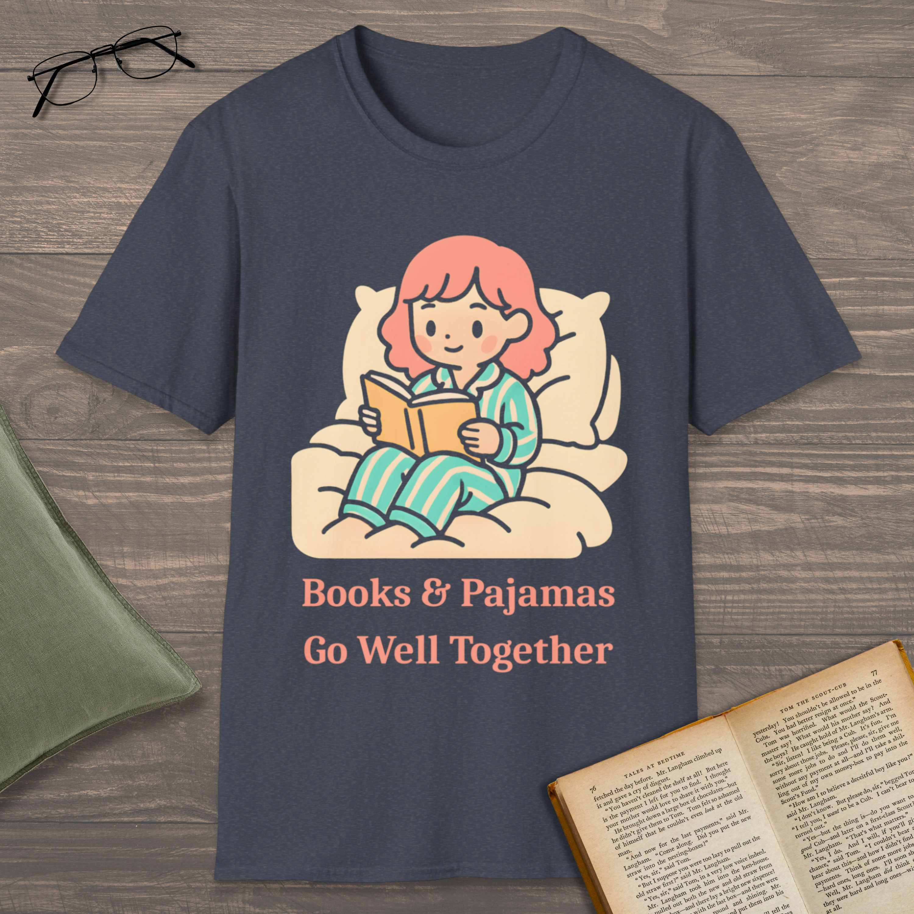 Books & Pajamas T-Shirt
