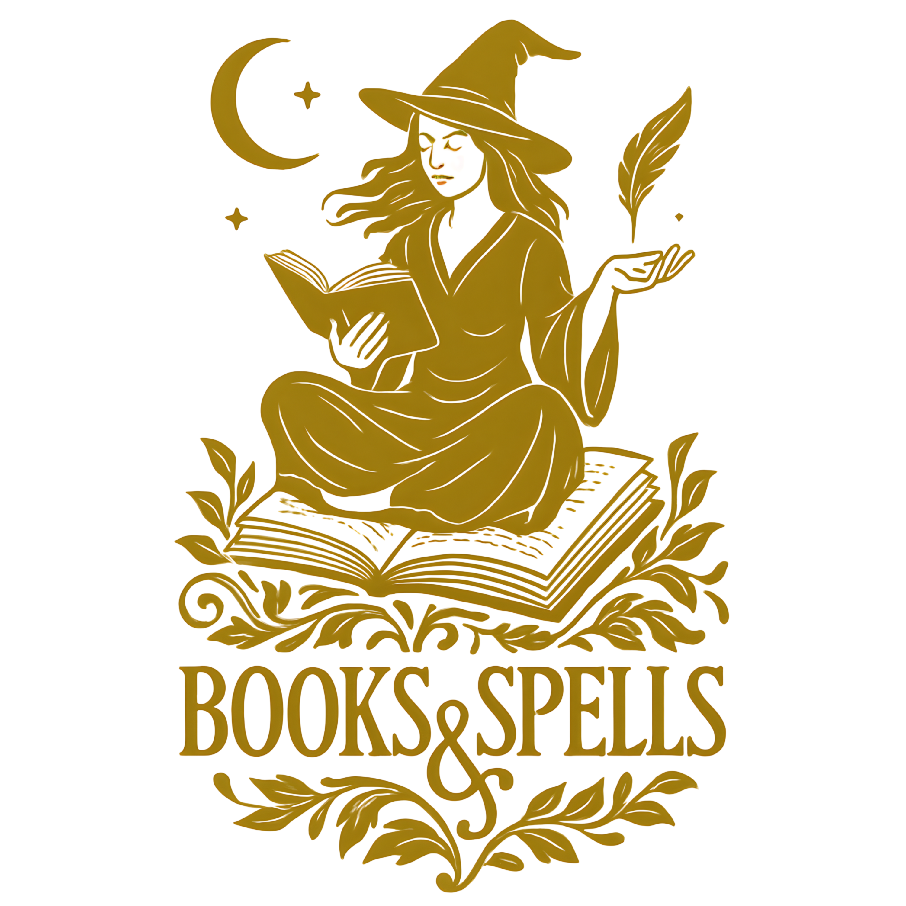 Books & Spells Witch T-Shirt