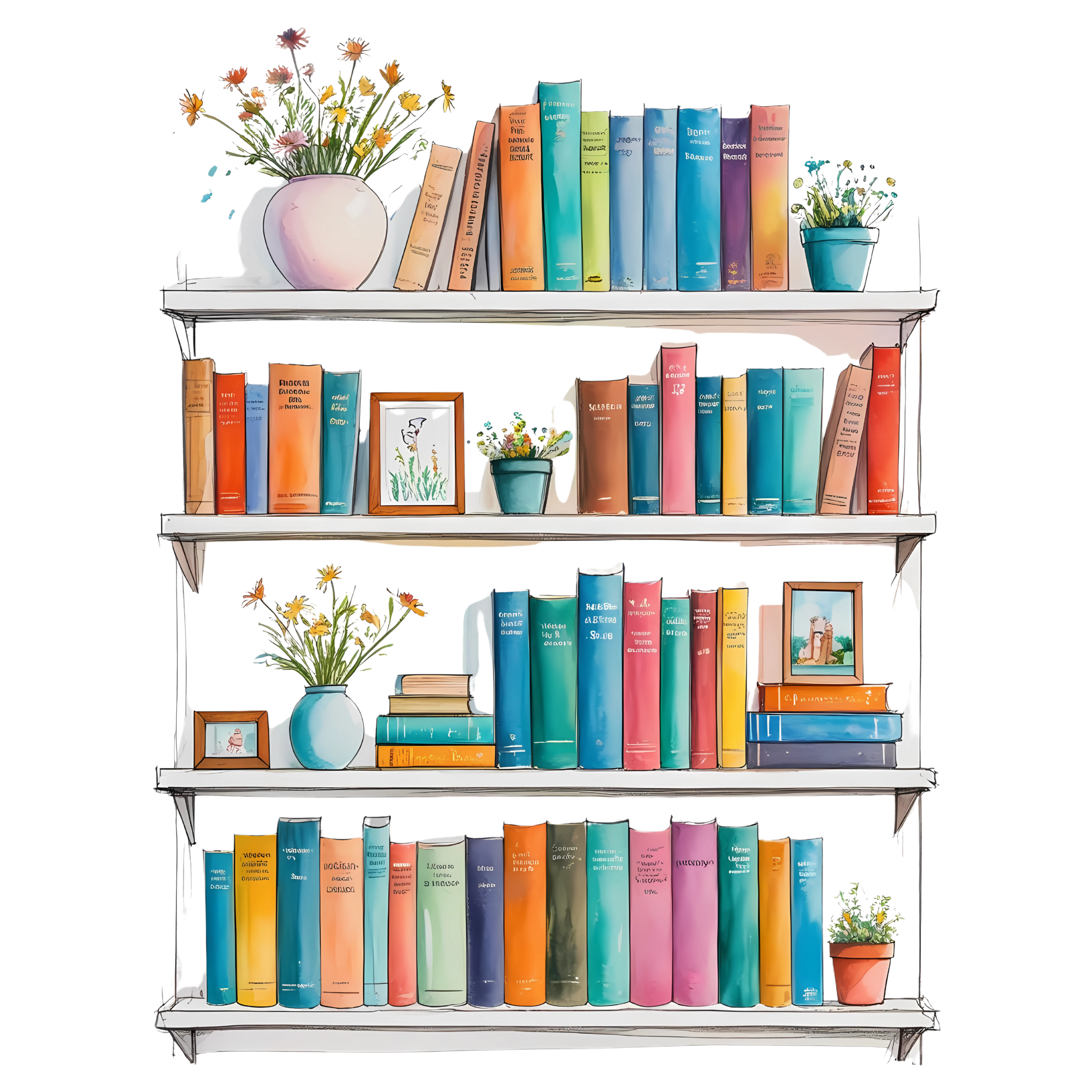 Bookshelves T-Shirt