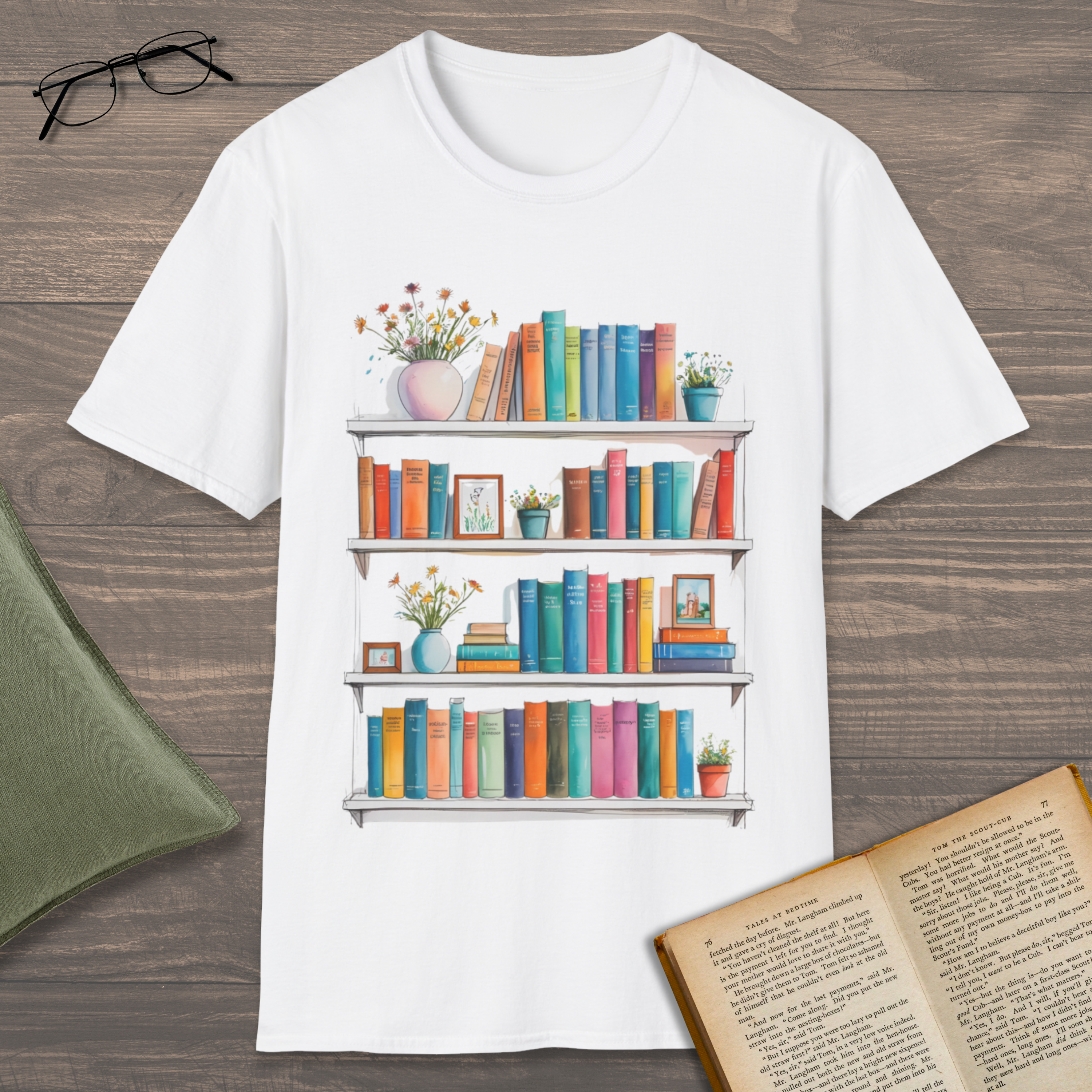 Bookshelves T-Shirt