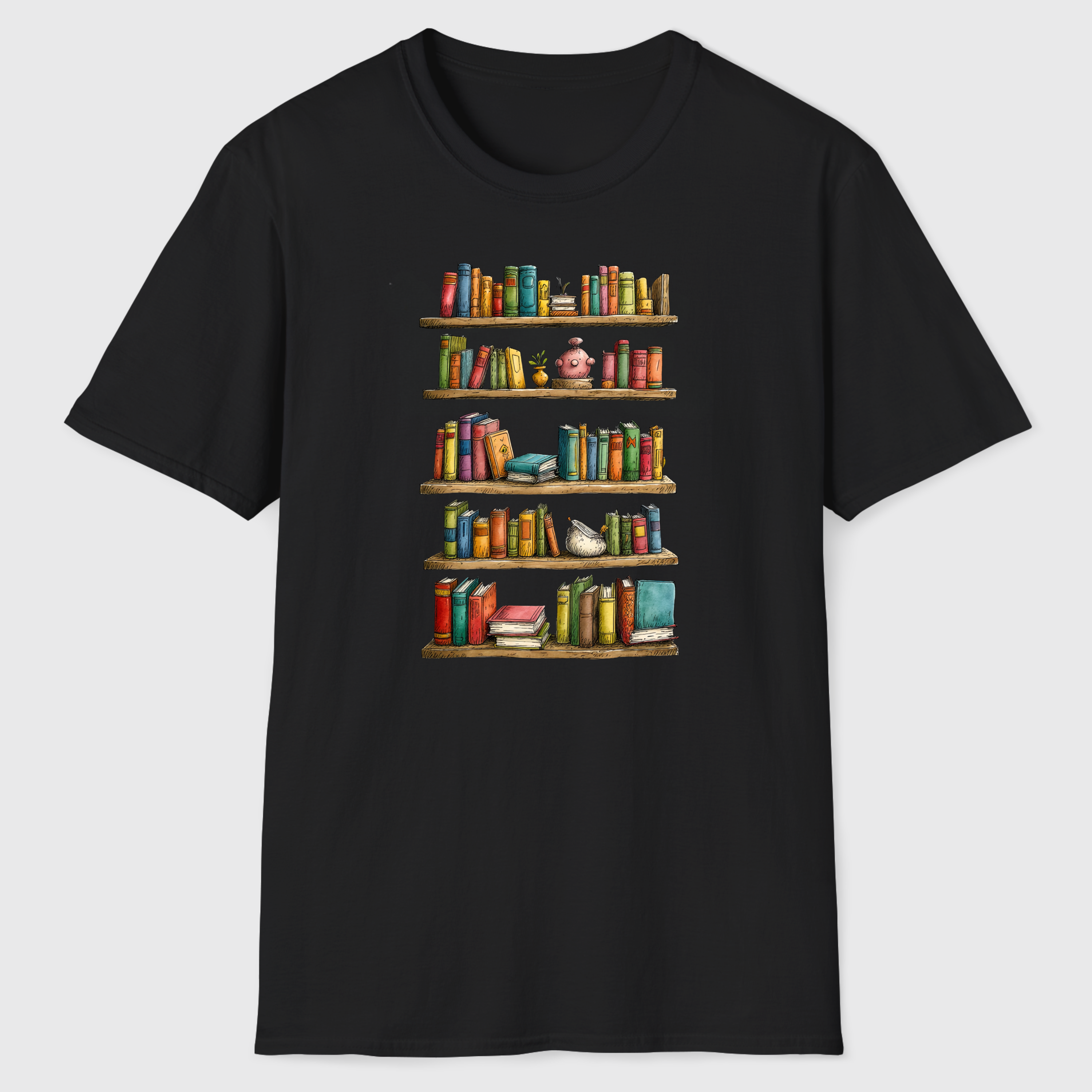 Bookshelves T-Shirt