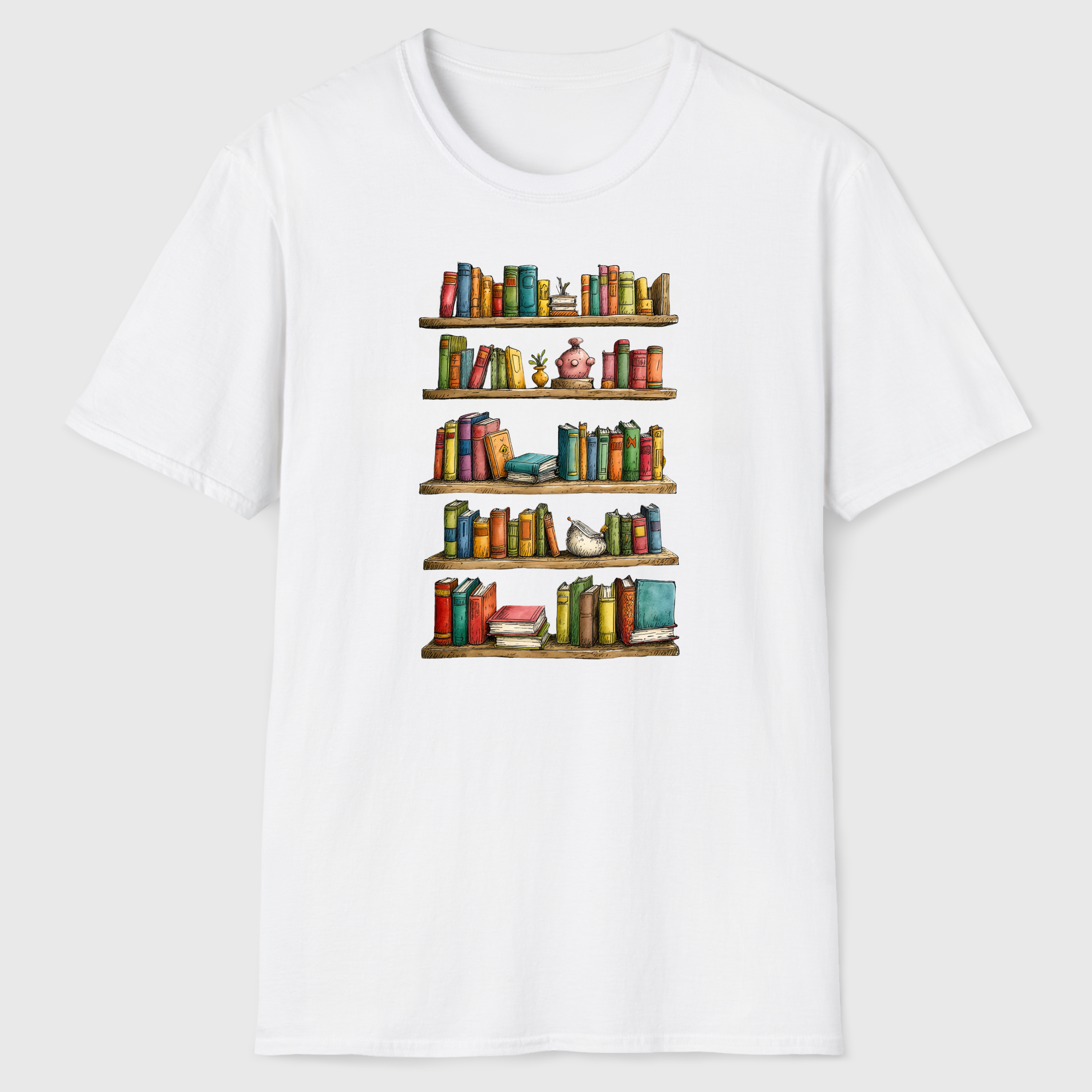 Bookshelves T-Shirt