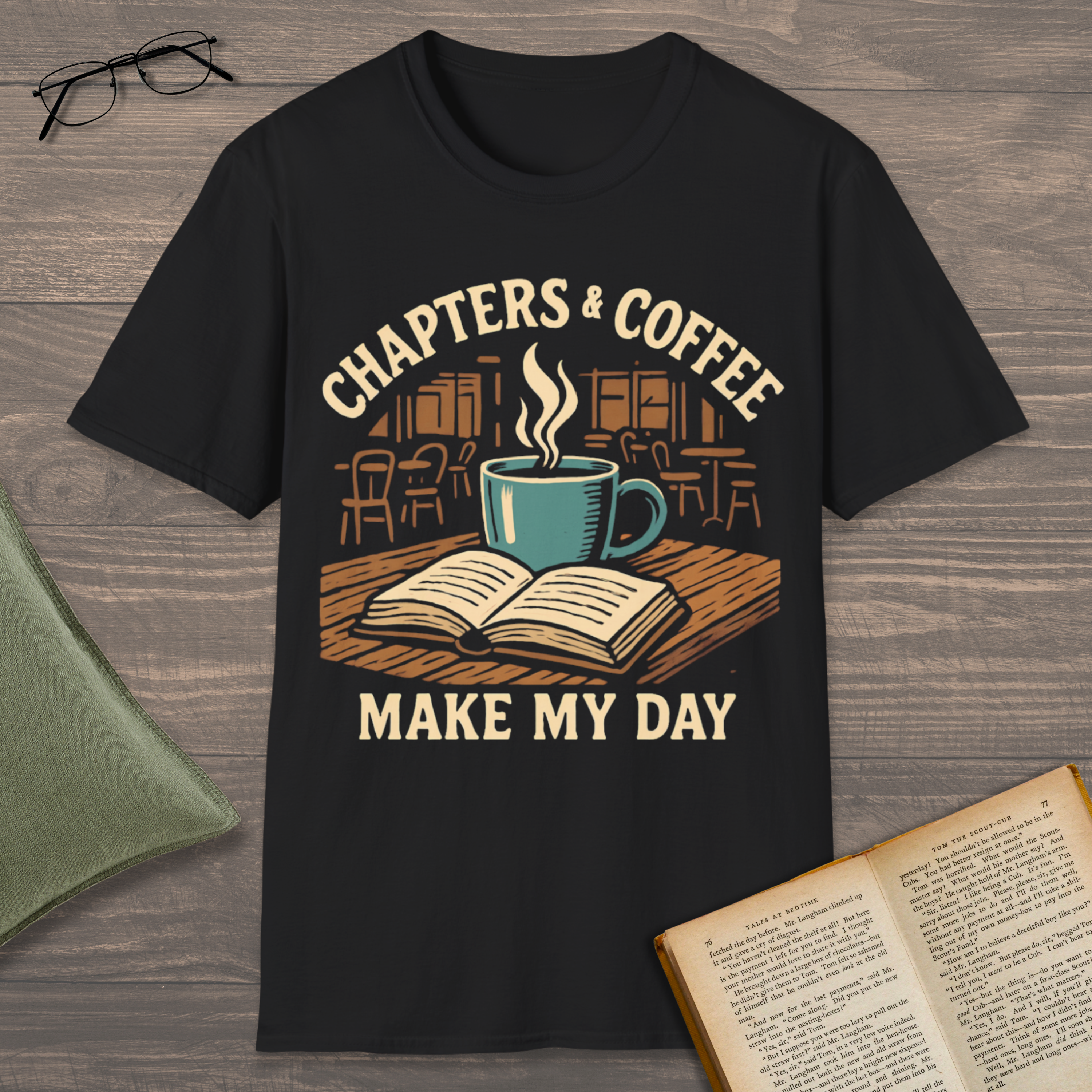 Chapters & Coffee T-Shirt