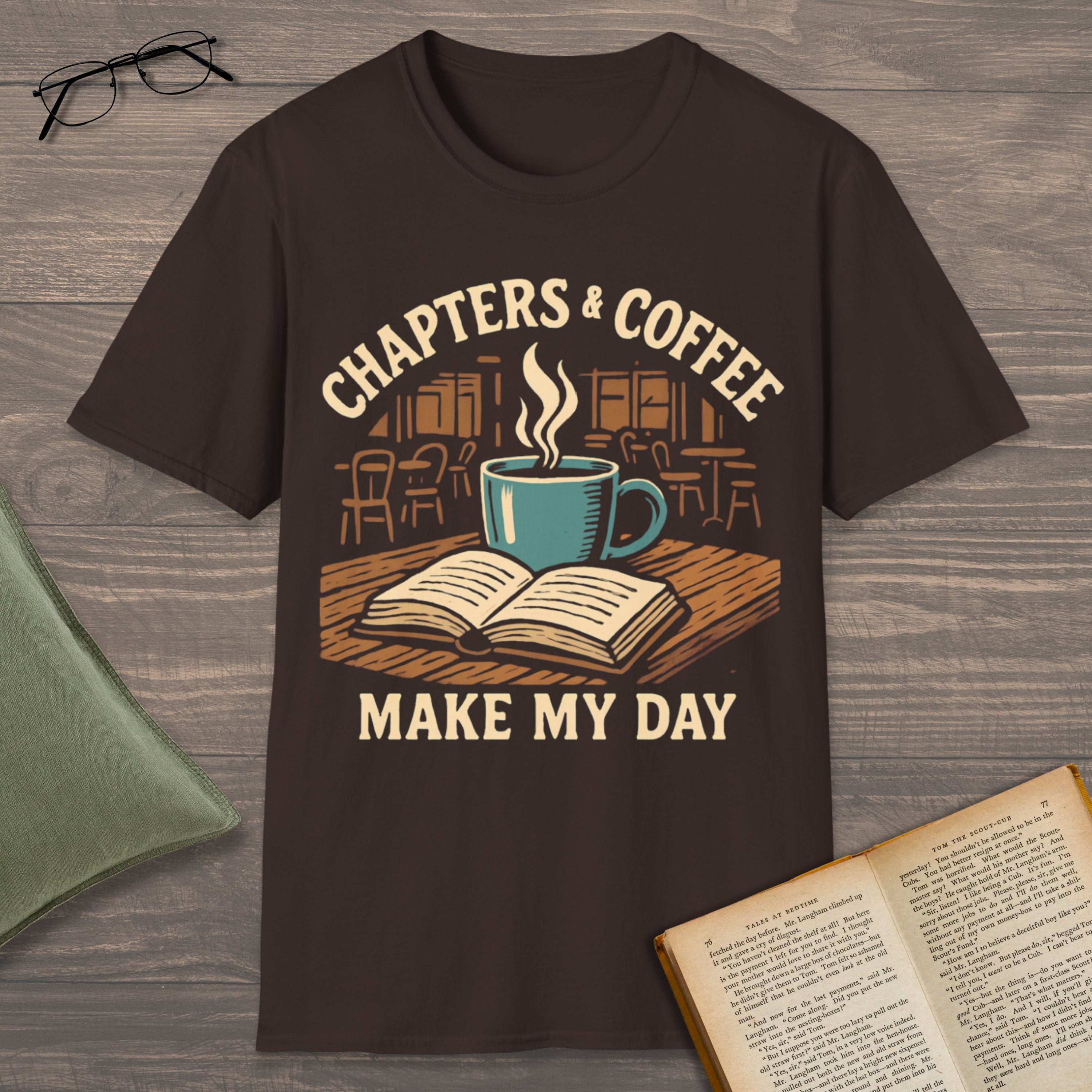 Chapters & Coffee T-Shirt
