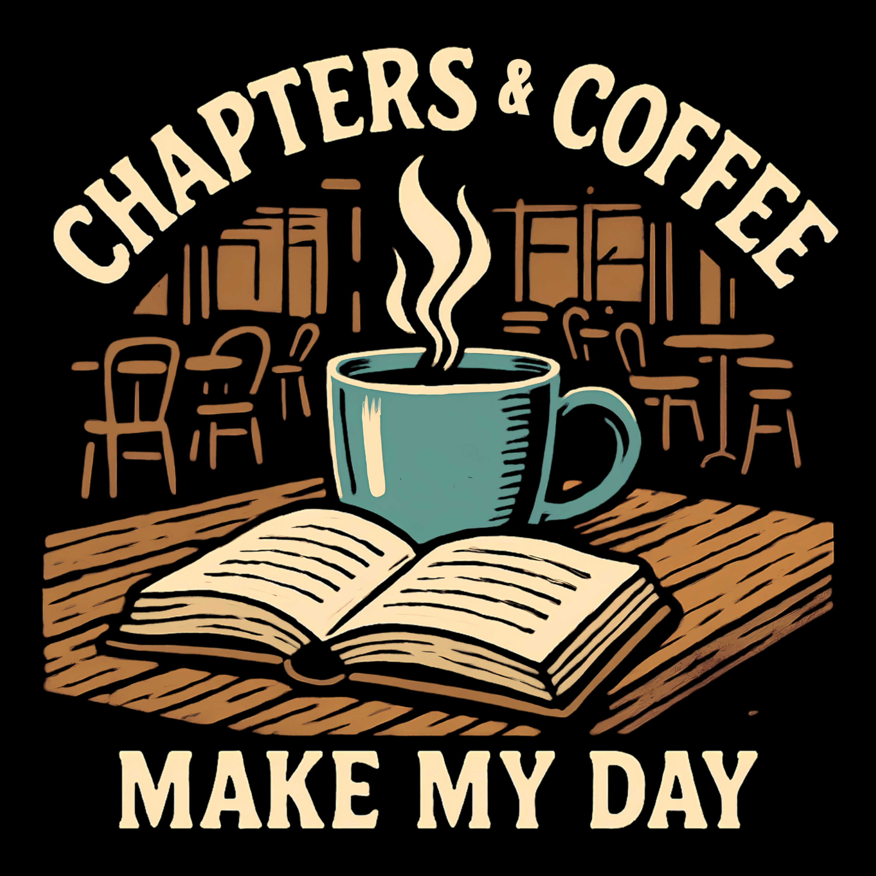 Chapters & Coffee T-Shirt