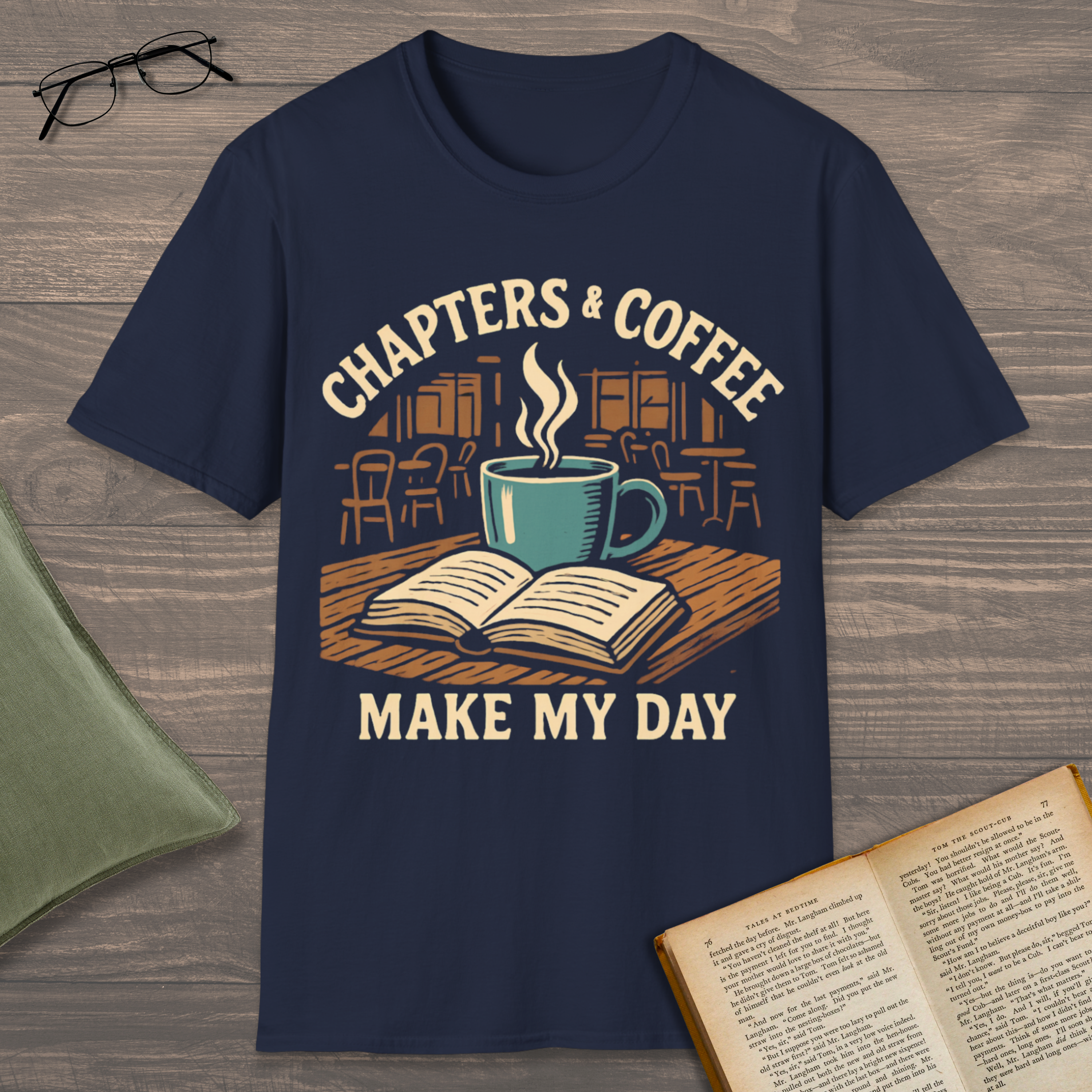 Chapters & Coffee T-Shirt