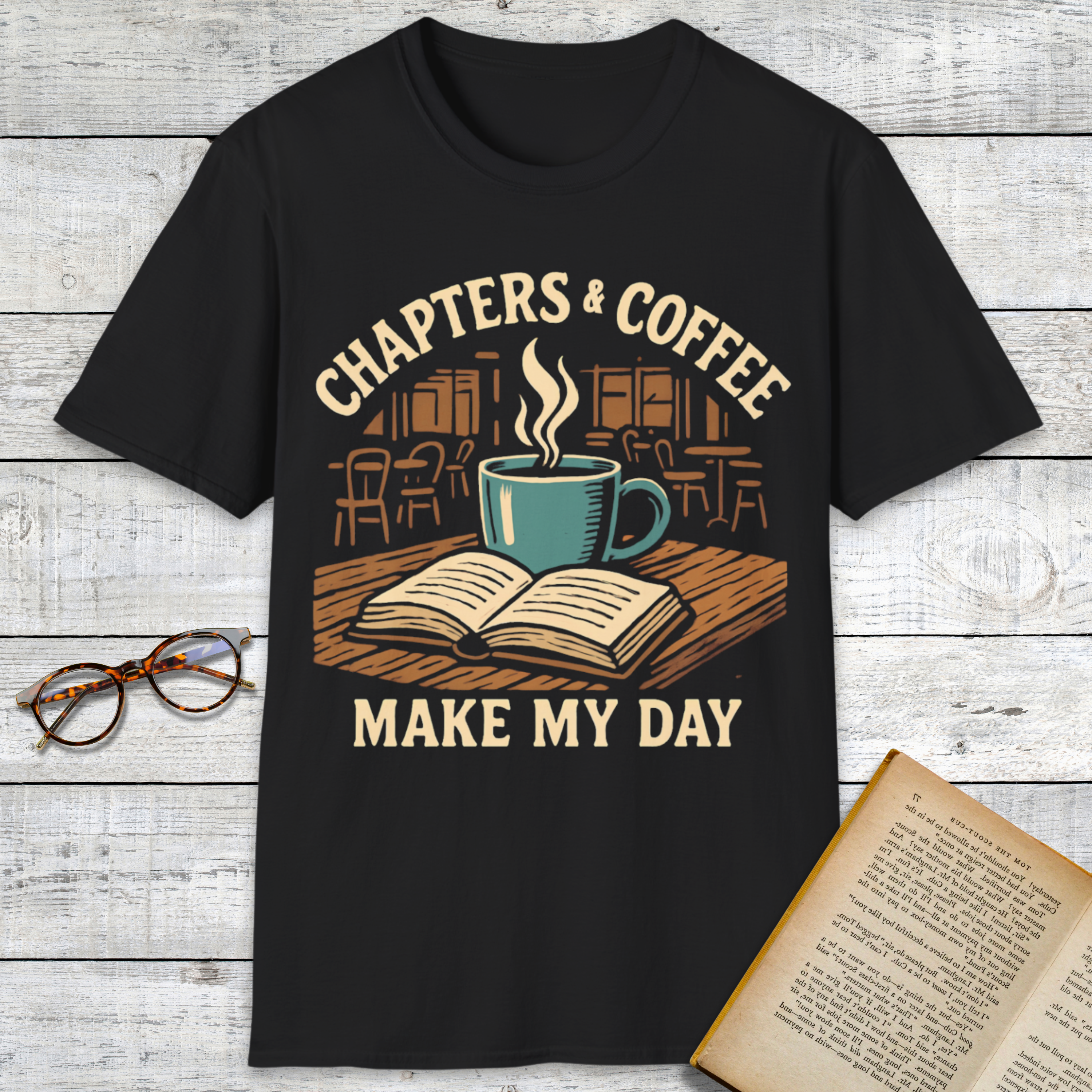 Chapters & Coffee T-Shirt