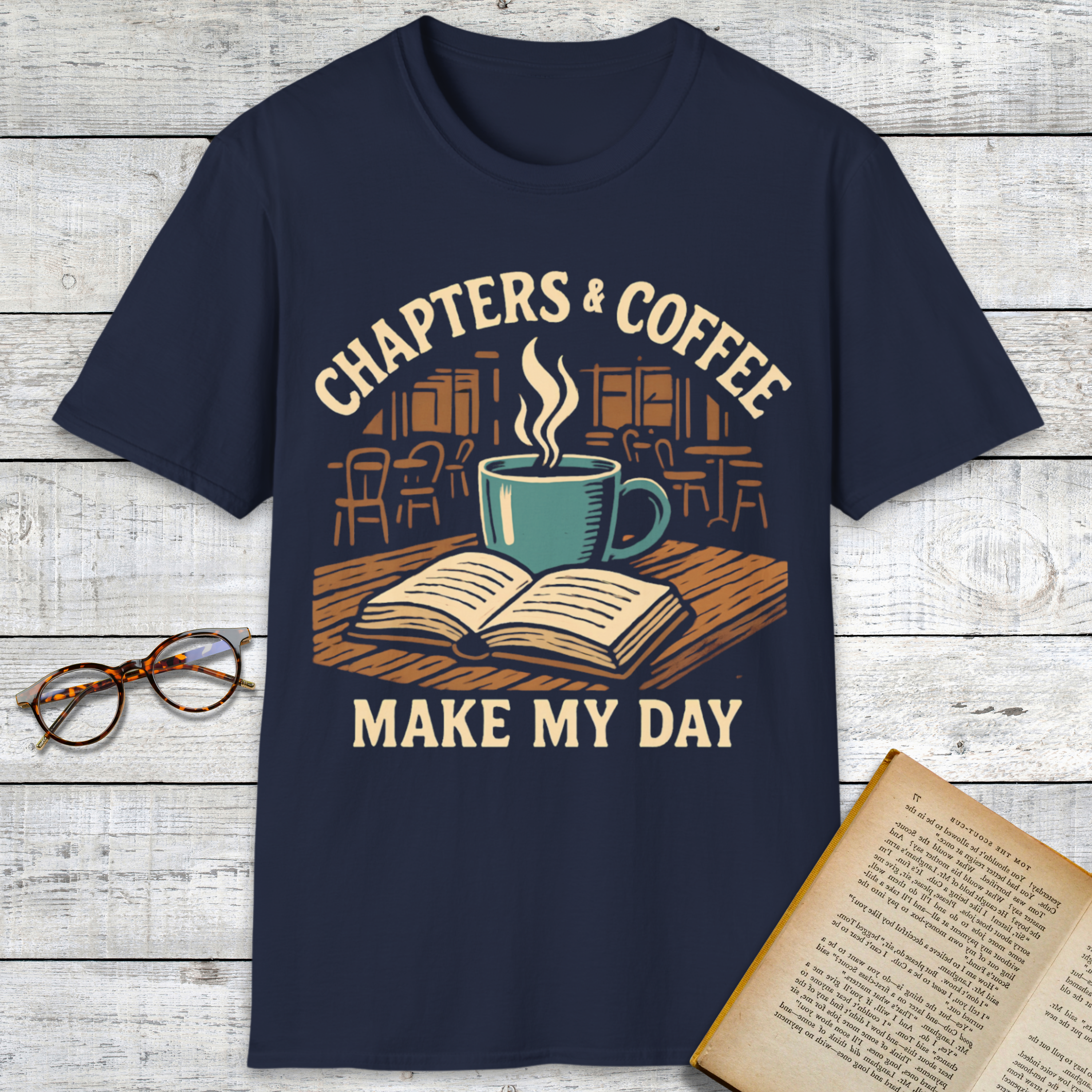 Chapters & Coffee T-Shirt