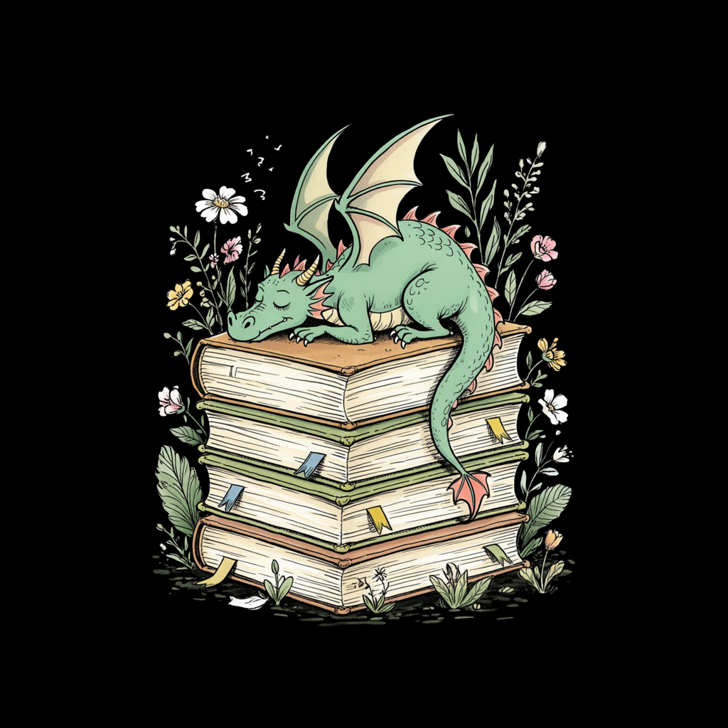 Dragon Book Lover T-Shirt