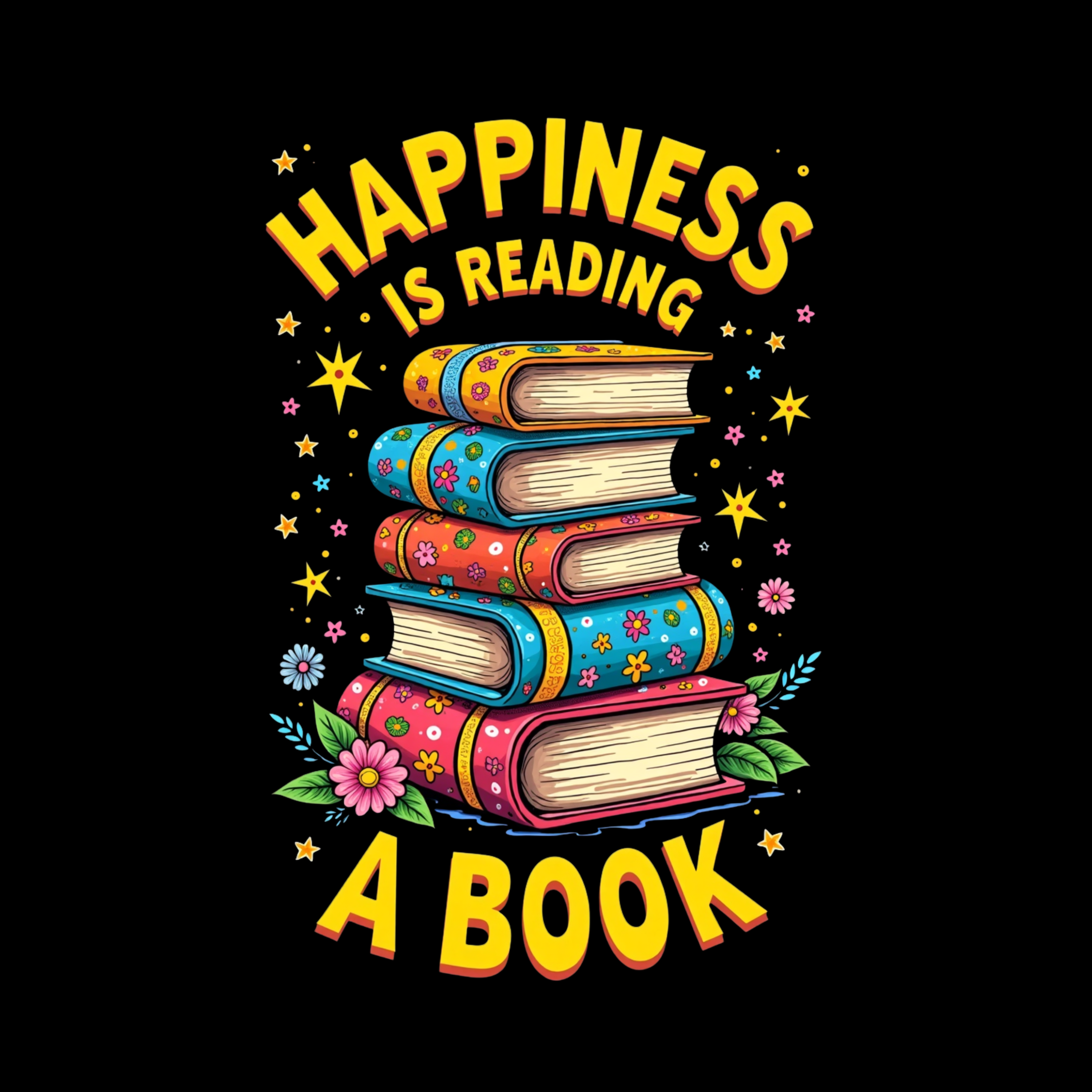 Happiness is Reading T-Shirt
