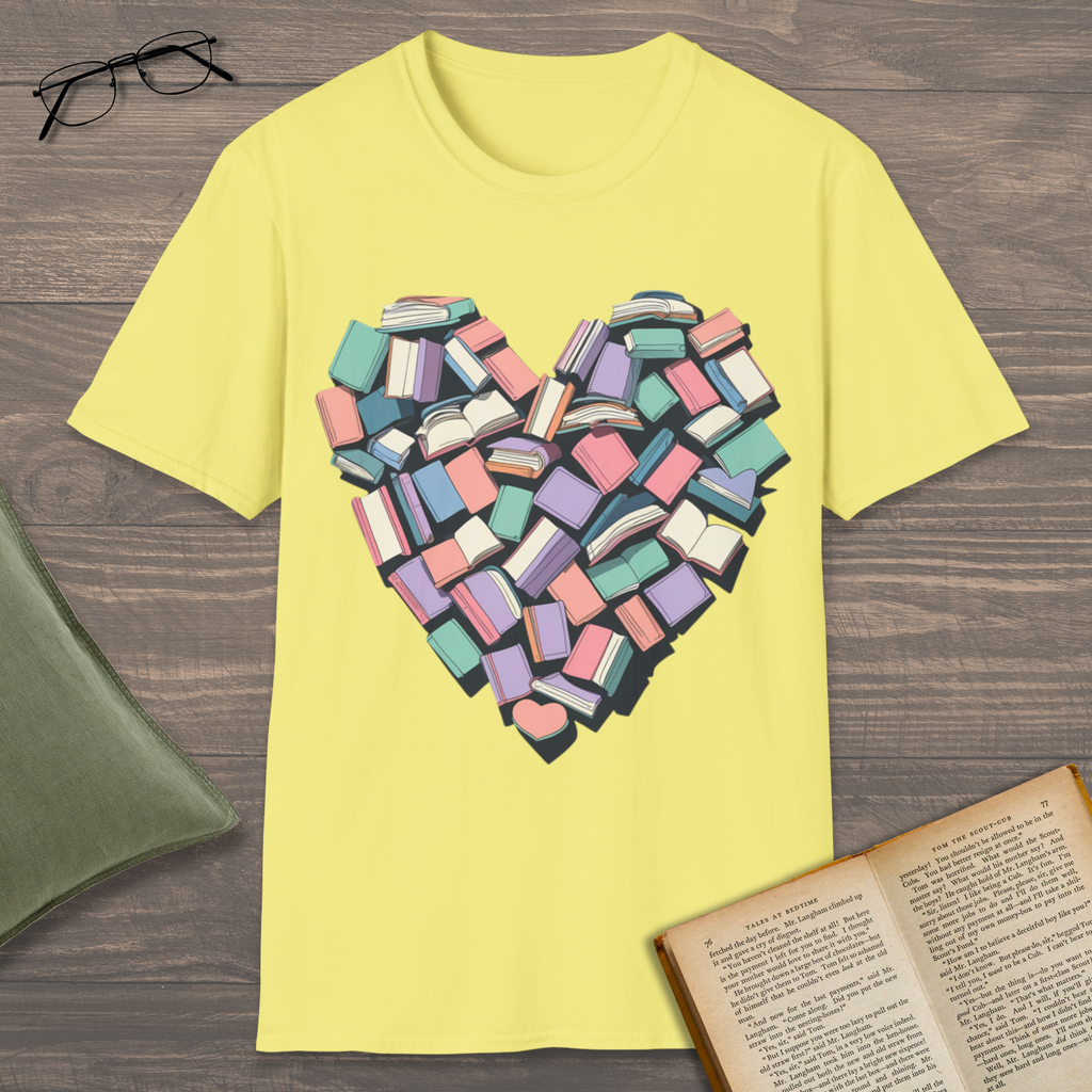 Heart Books T-Shirt