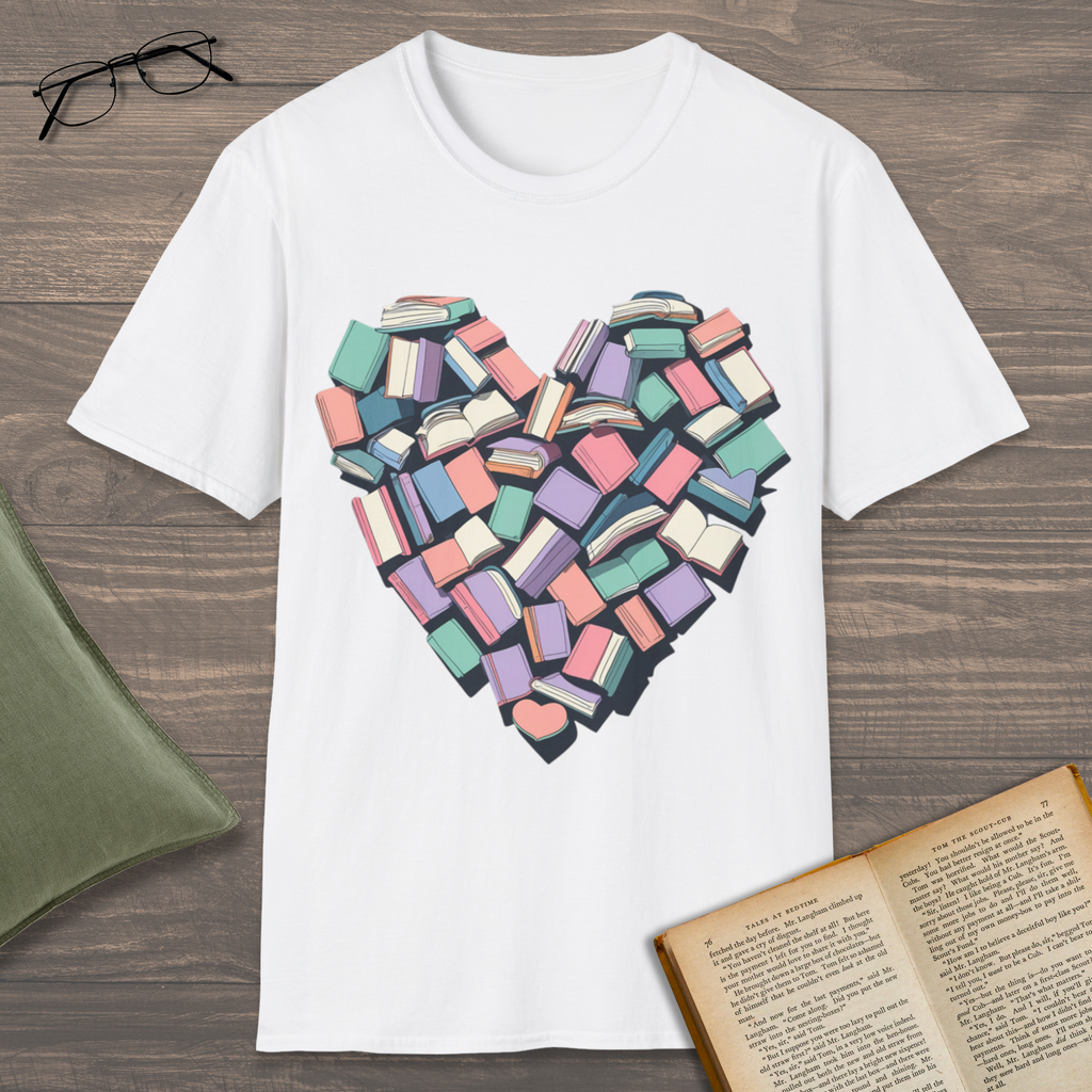 Heart Books T-Shirt
