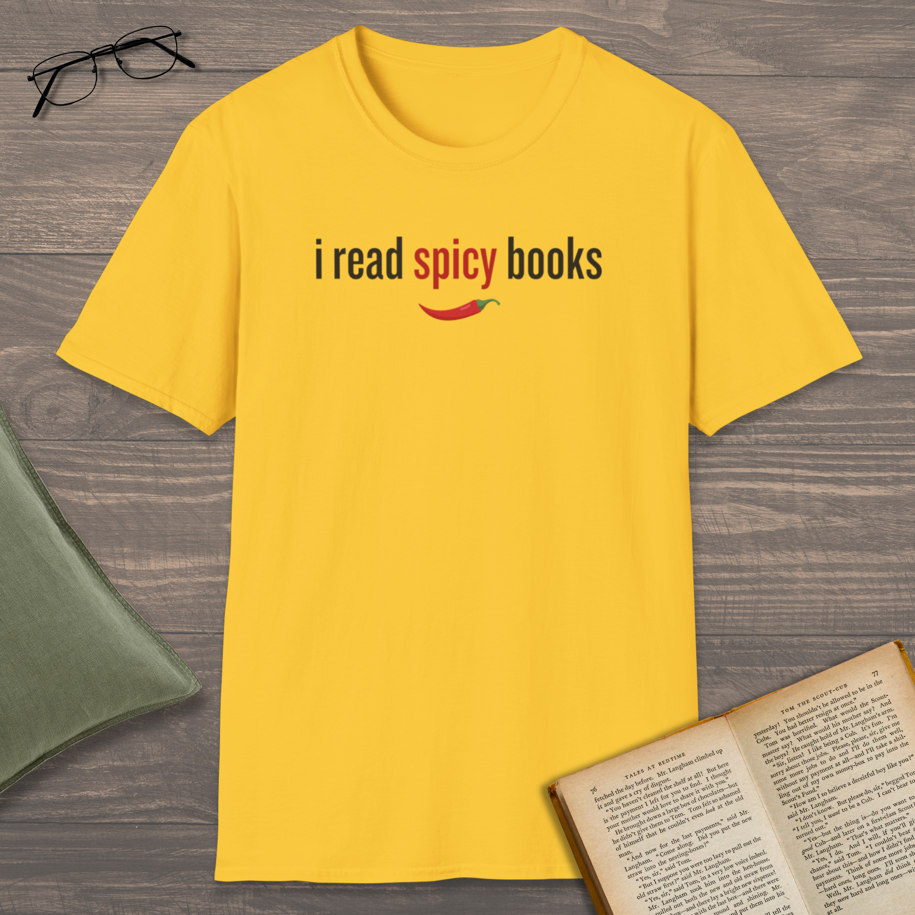 I Read Spicy Books T-Shirt