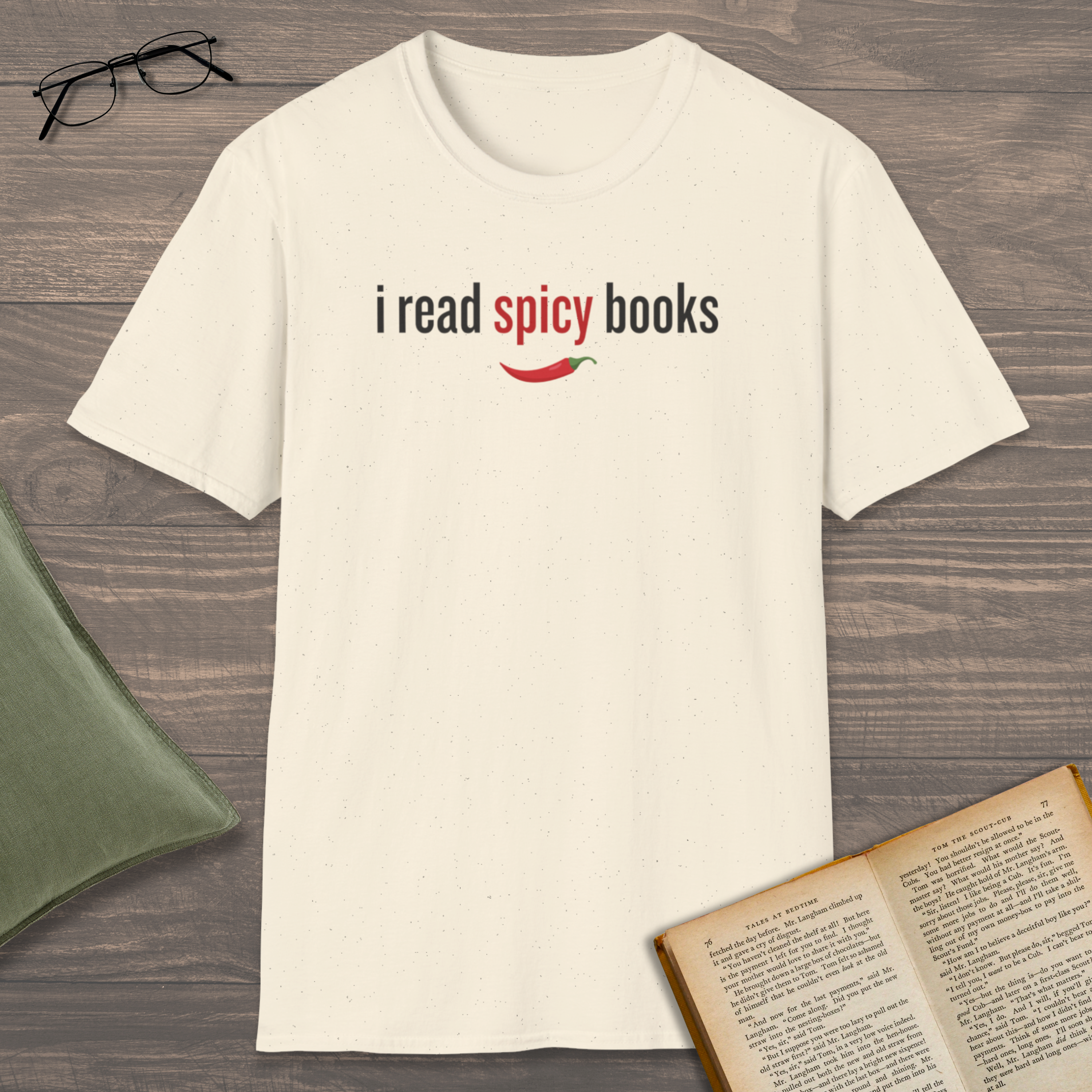 I Read Spicy Books T-Shirt