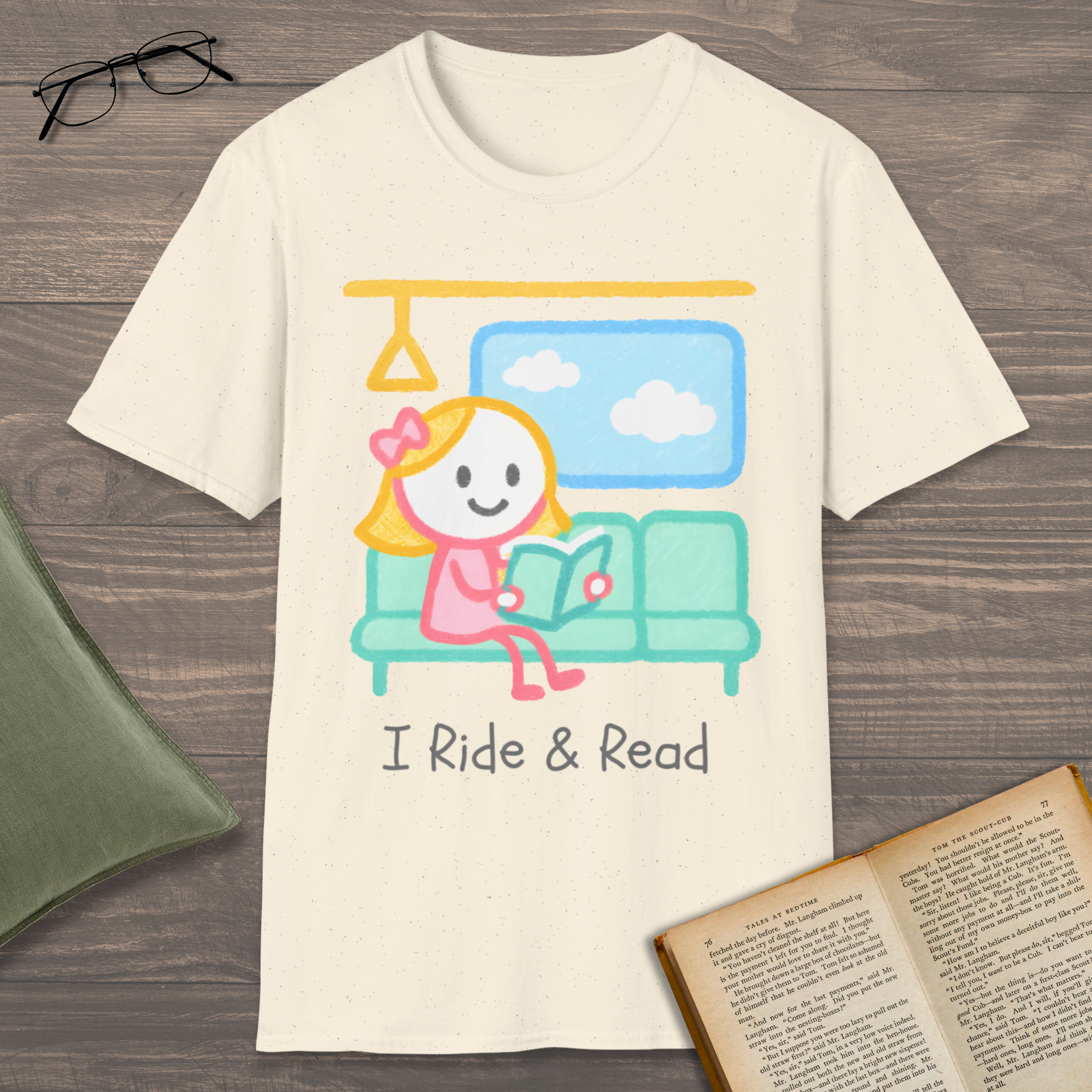 I Ride & Read T-Shirt
