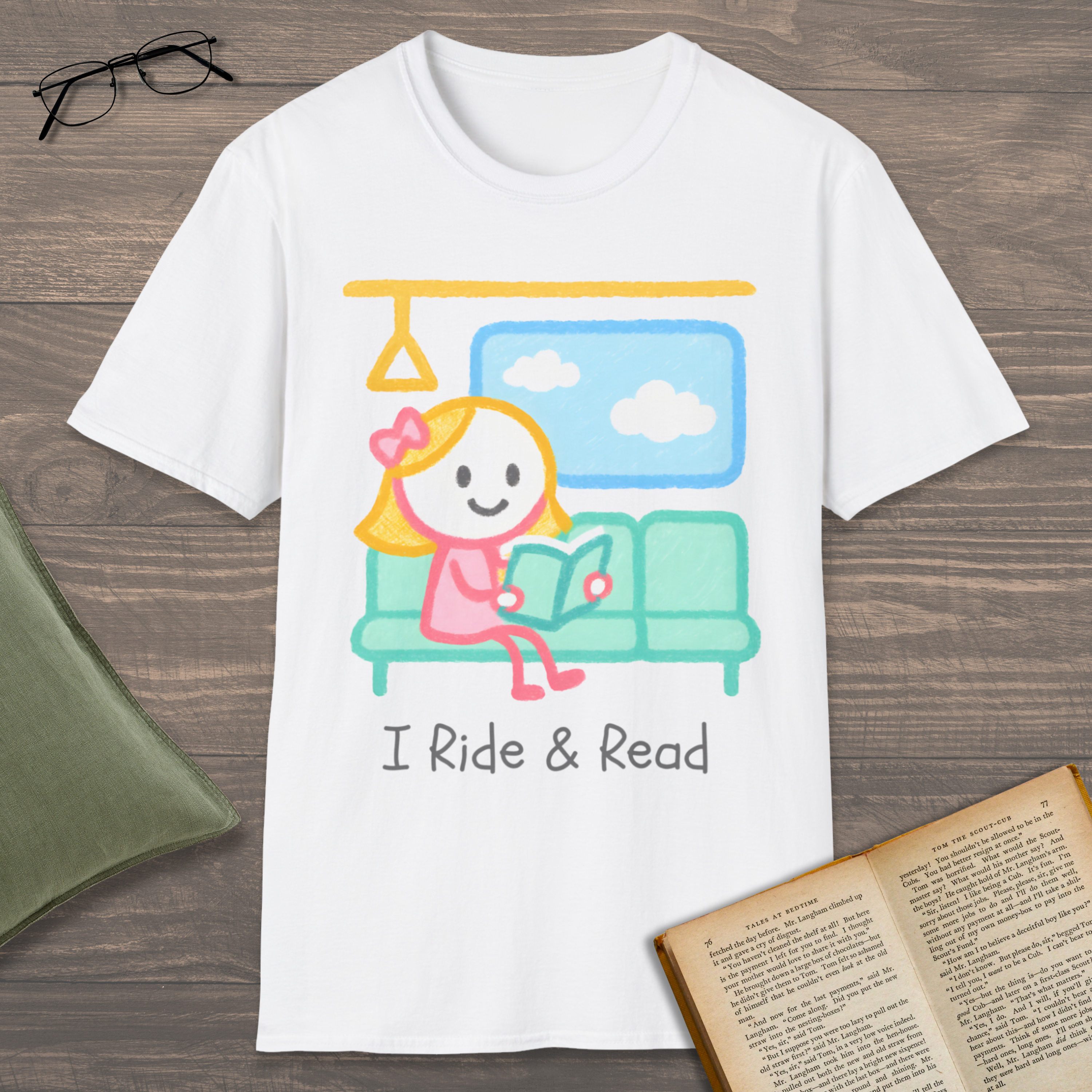 I Ride & Read T-Shirt