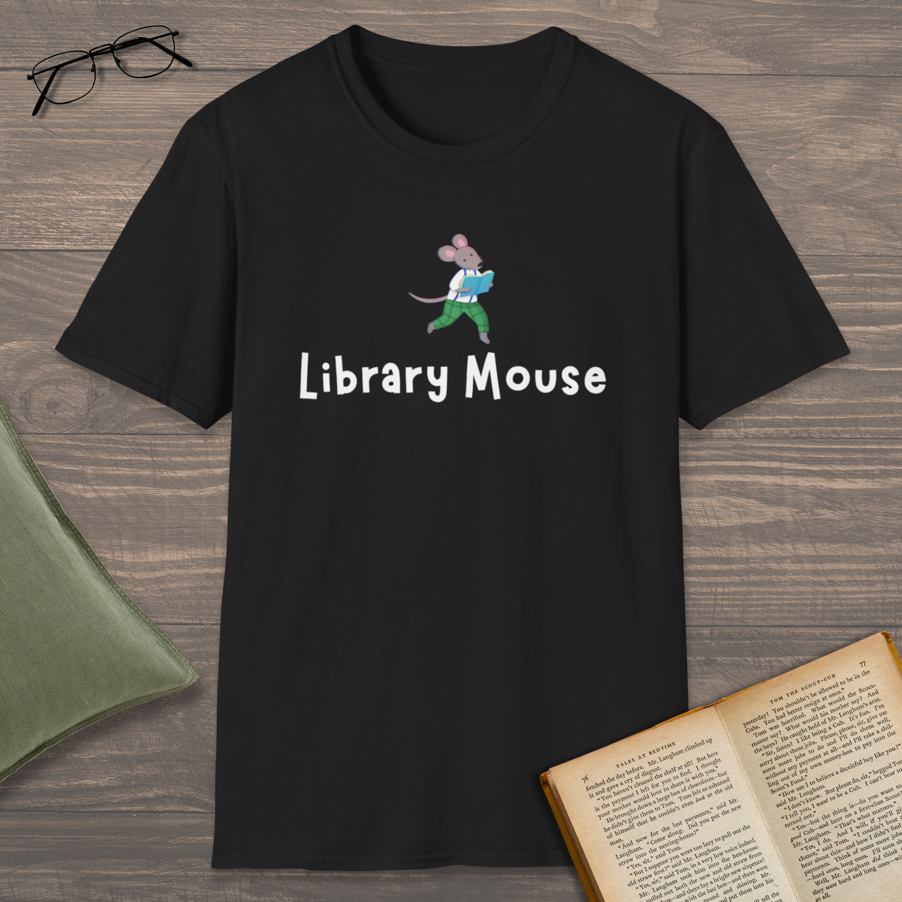 Library Mouse T-Shirt