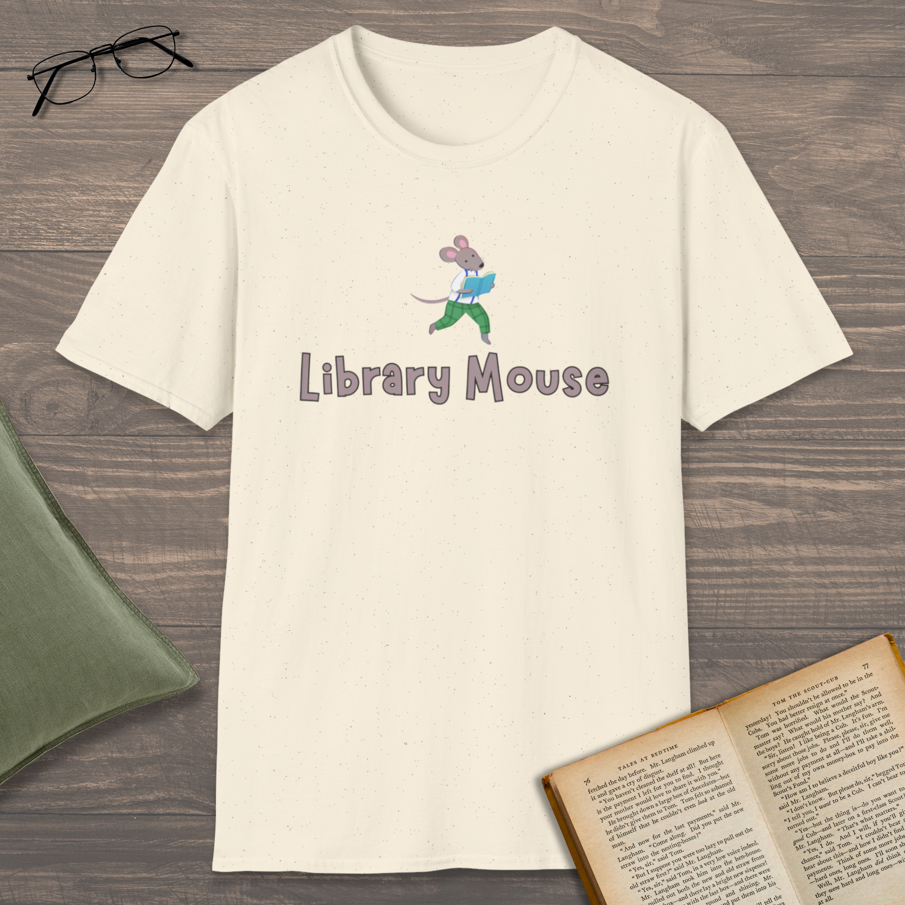 Library Mouse T-Shirt