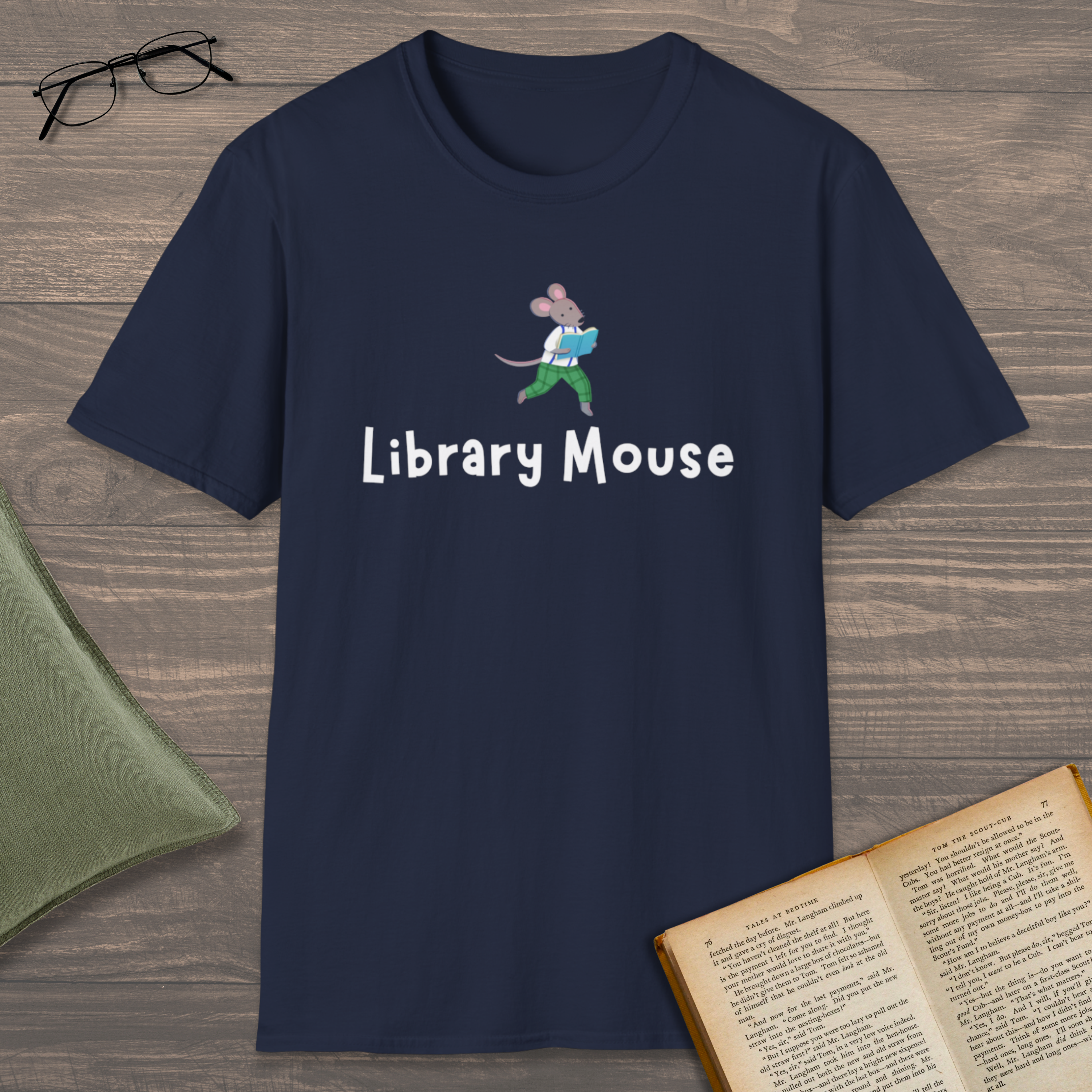 Library Mouse T-Shirt
