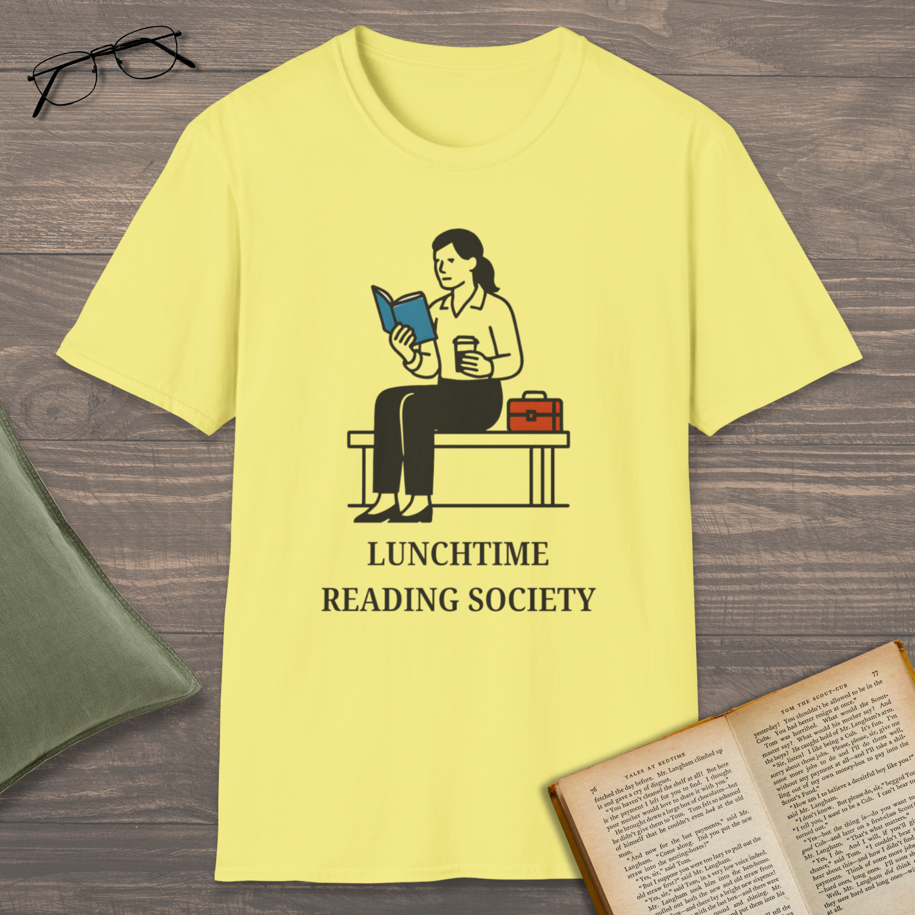 Lunchtime Reading Society T-Shirt