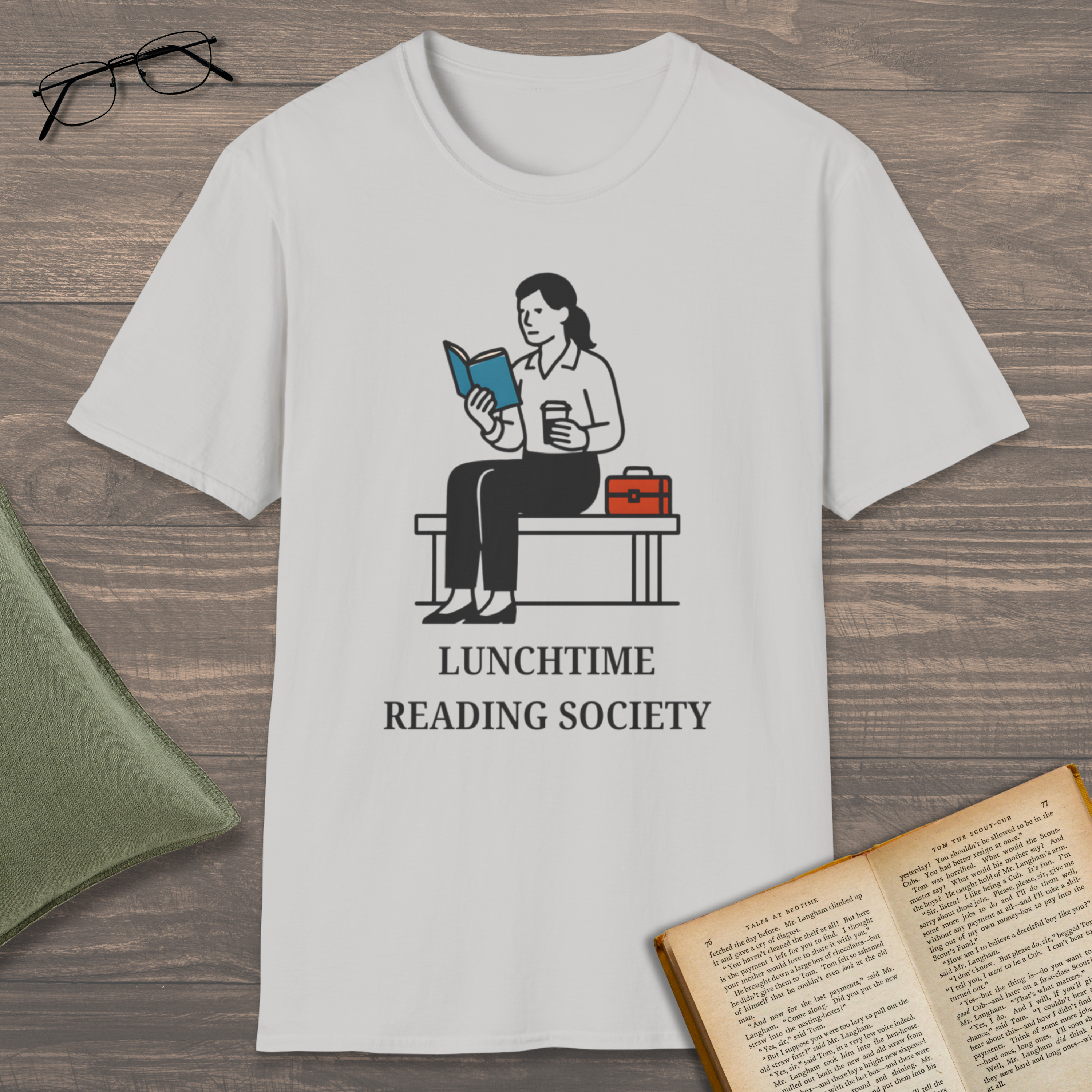 Lunchtime Reading Society T-Shirt