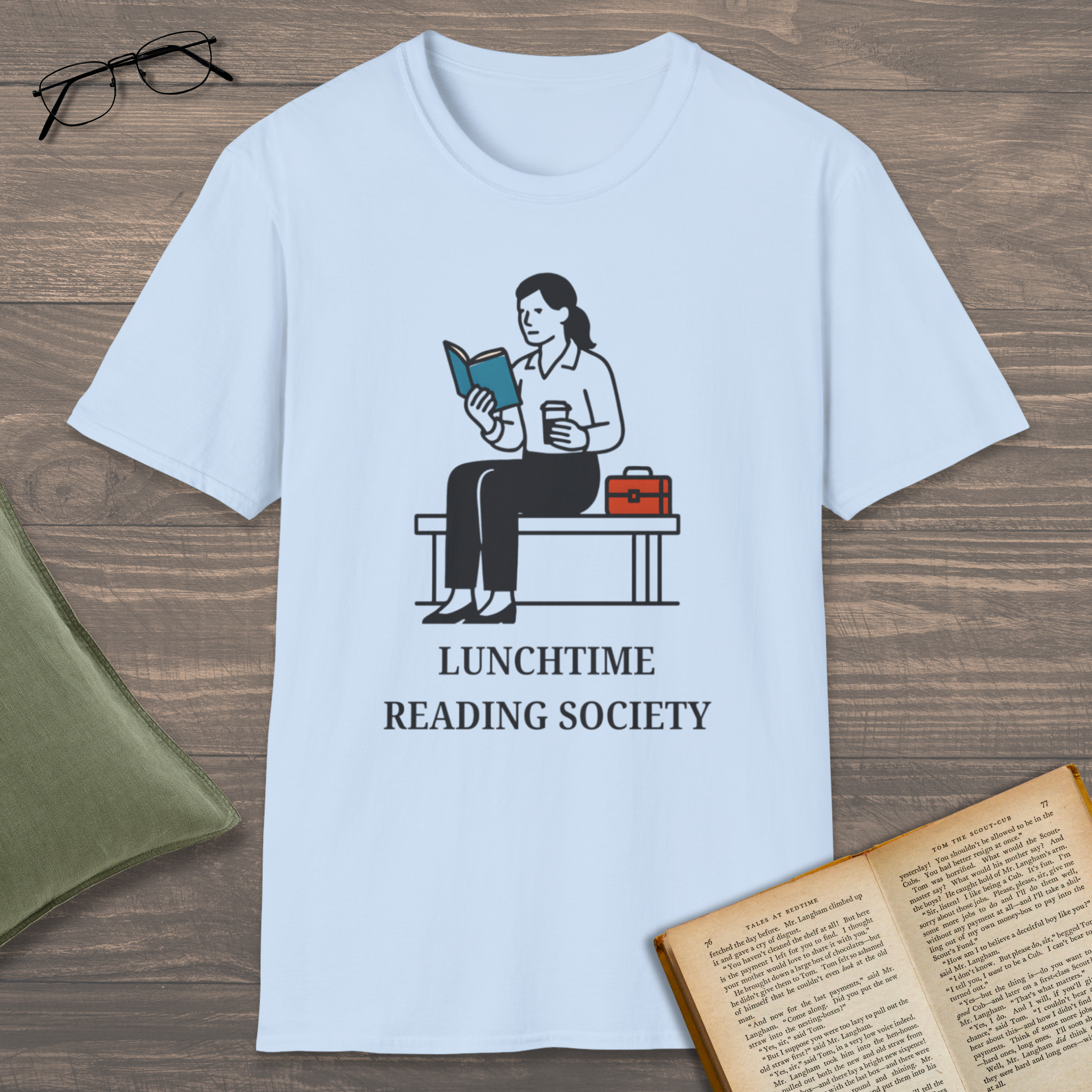 Lunchtime Reading Society T-Shirt