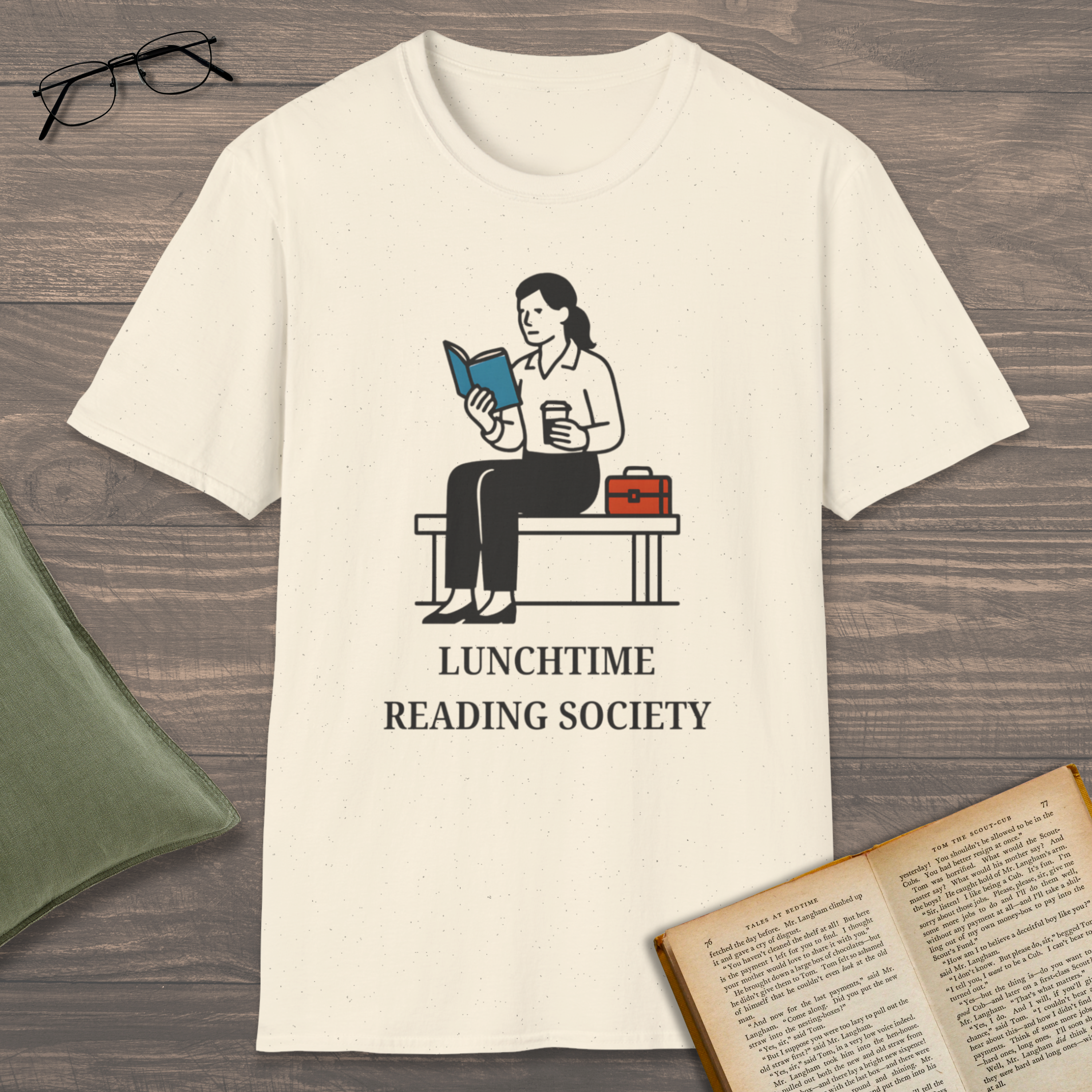Lunchtime Reading Society T-Shirt