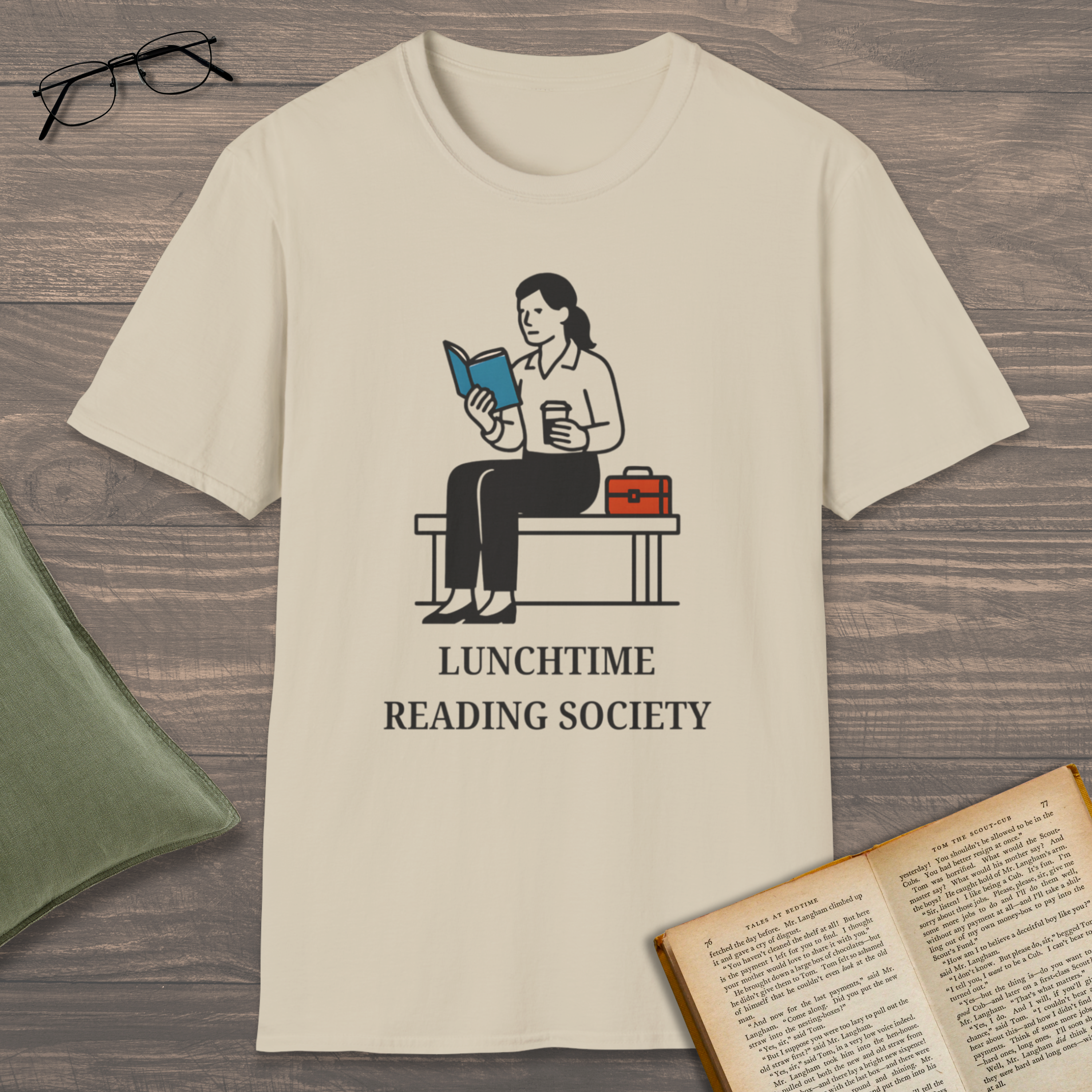 Lunchtime Reading Society T-Shirt