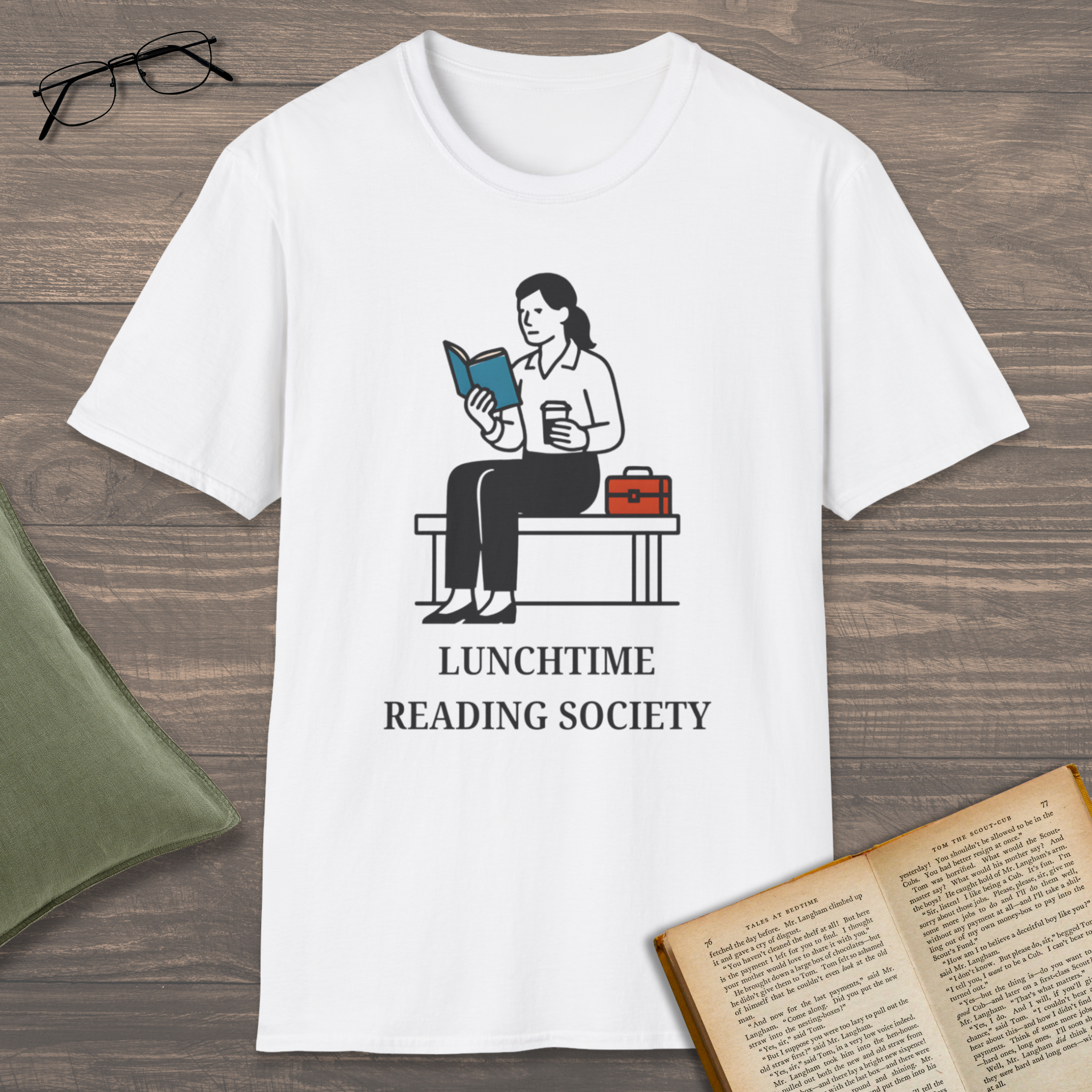 Lunchtime Reading Society T-Shirt
