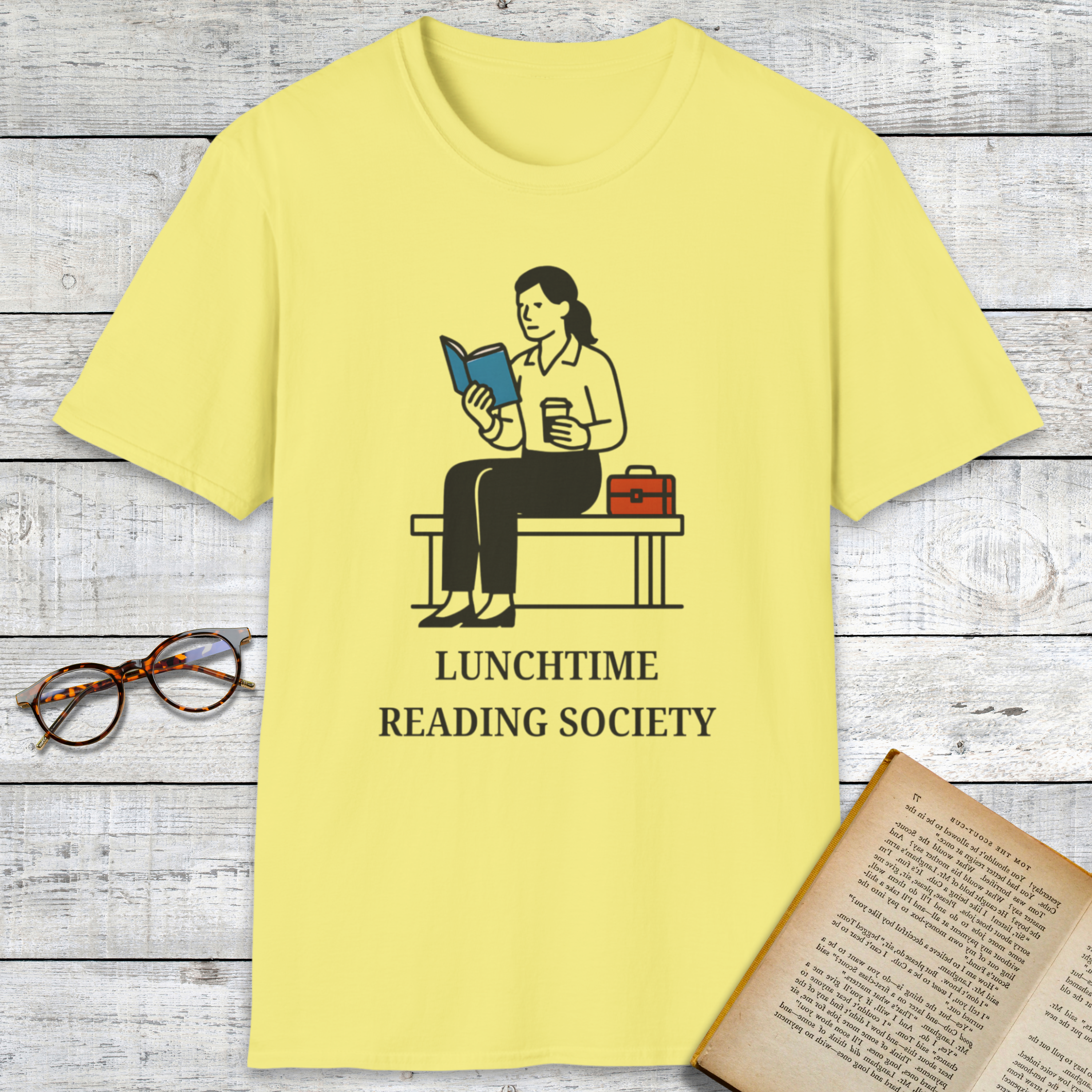 Lunchtime Reading Society T-Shirt