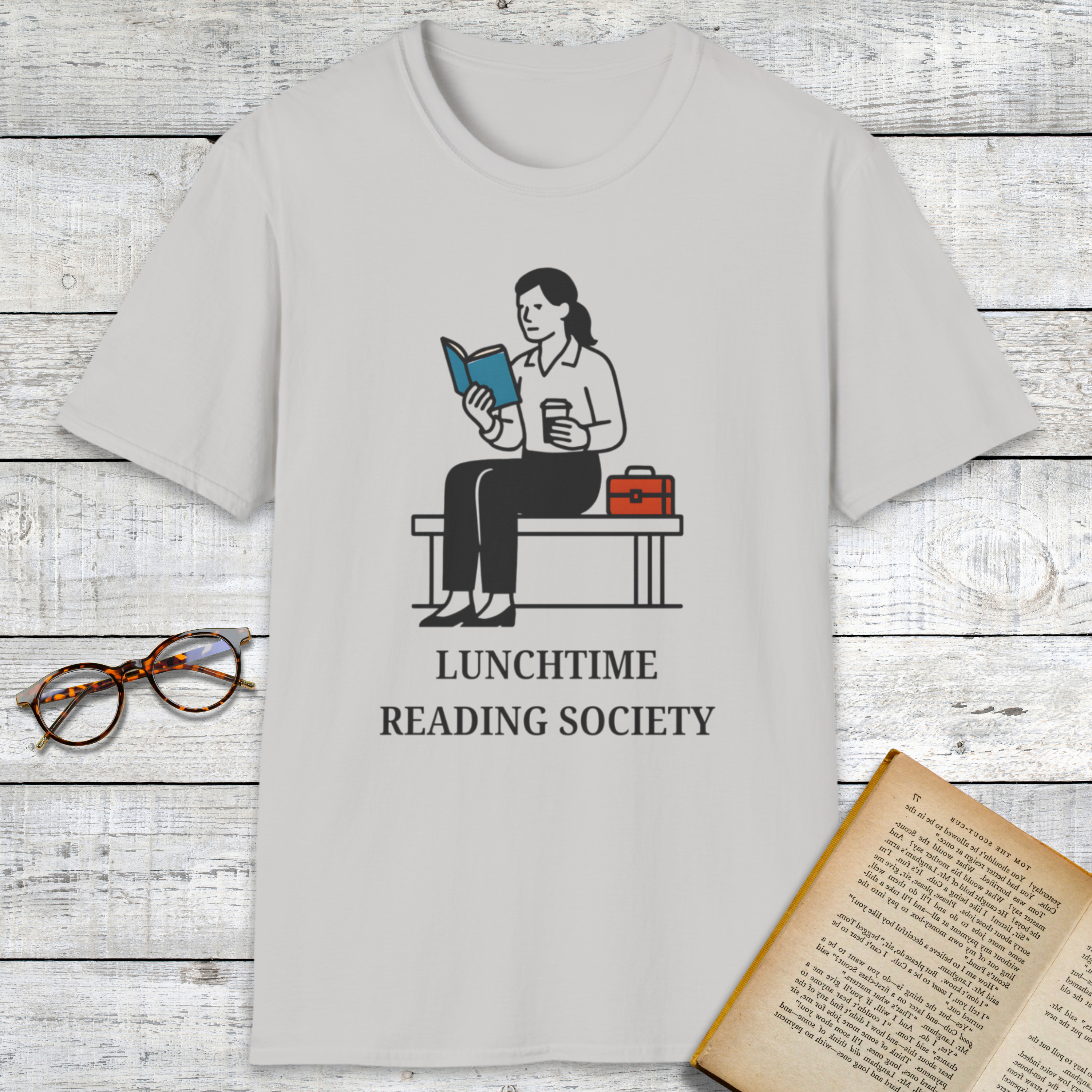 Lunchtime Reading Society T-Shirt