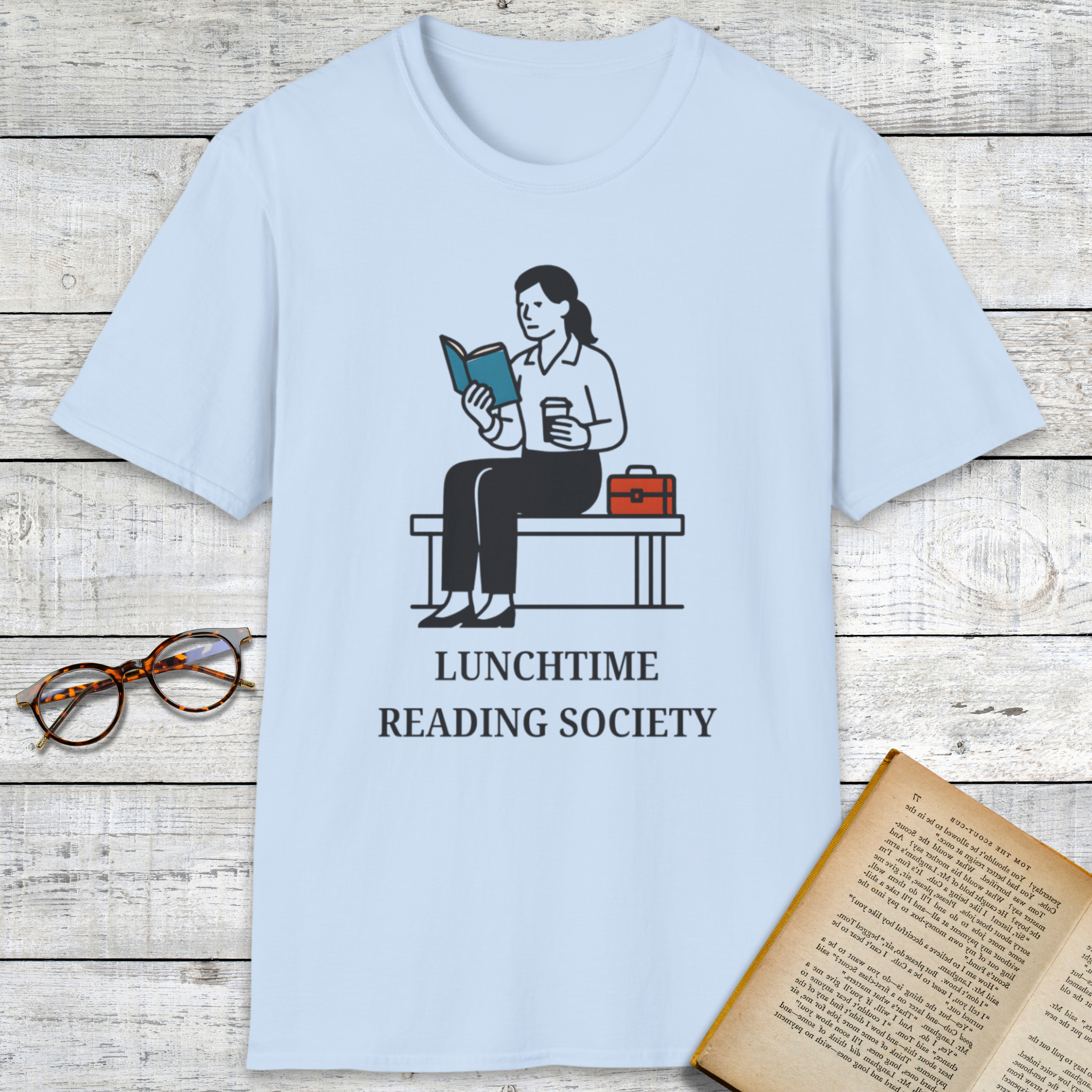 Lunchtime Reading Society T-Shirt