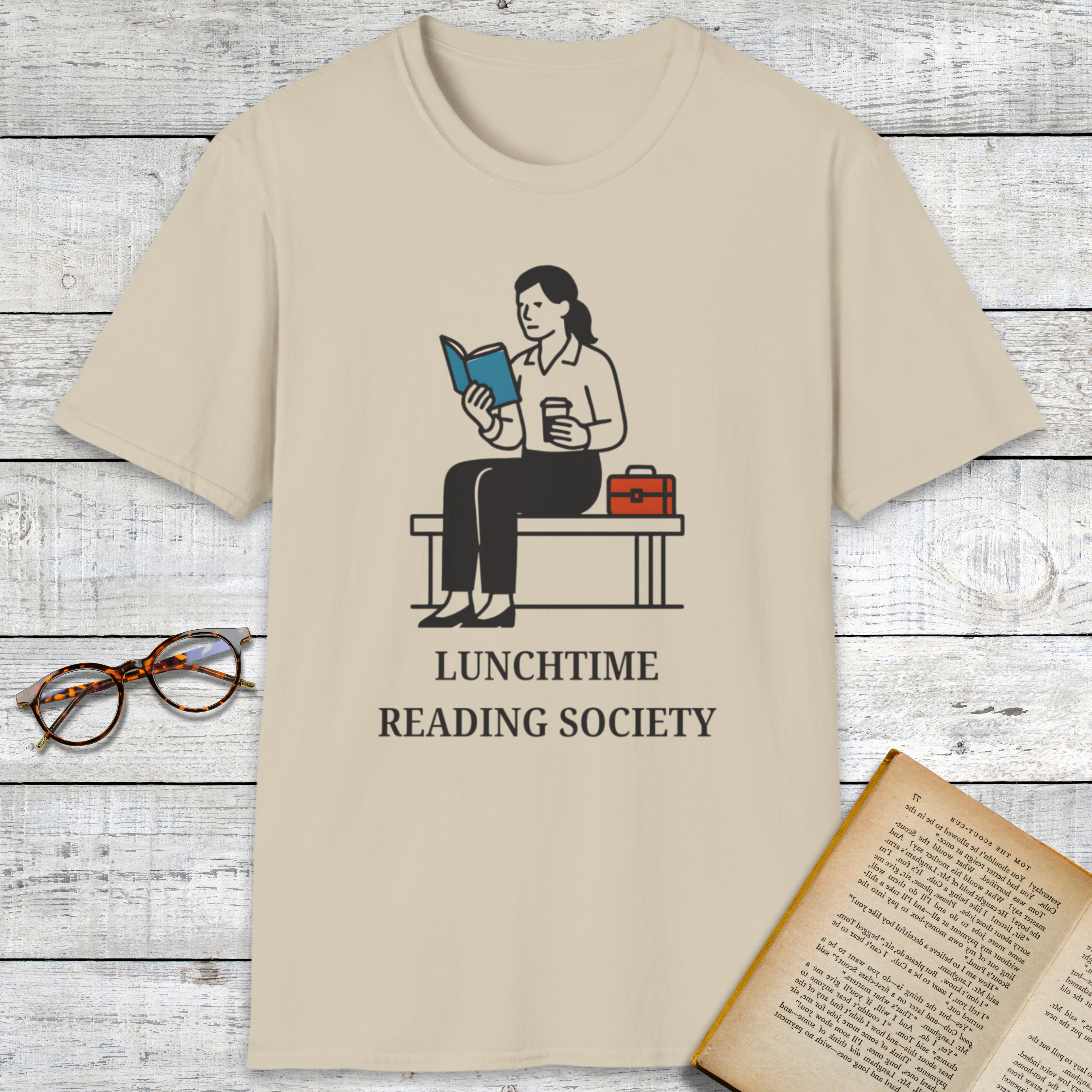 Lunchtime Reading Society T-Shirt