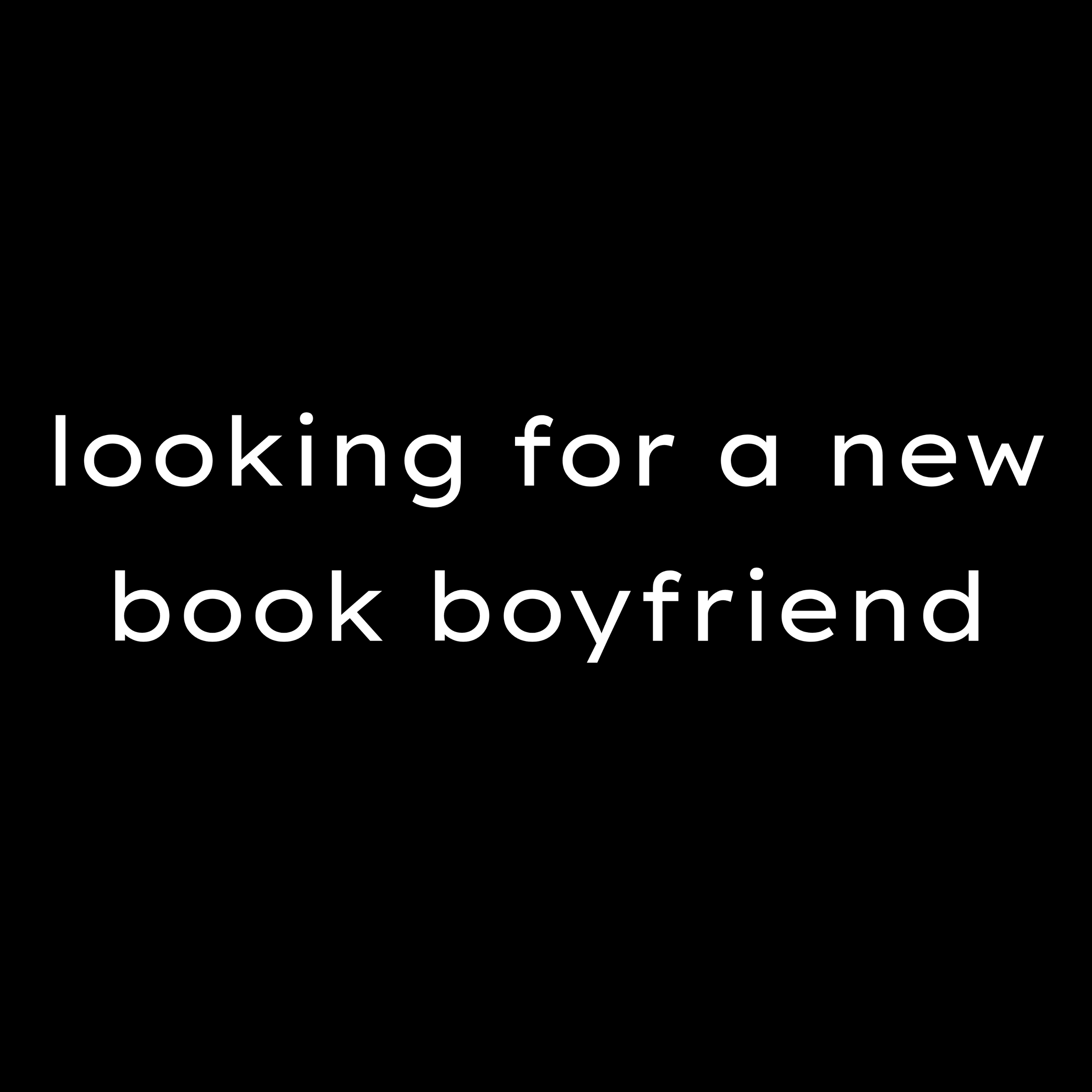 New Book Boyfriend T-Shirt