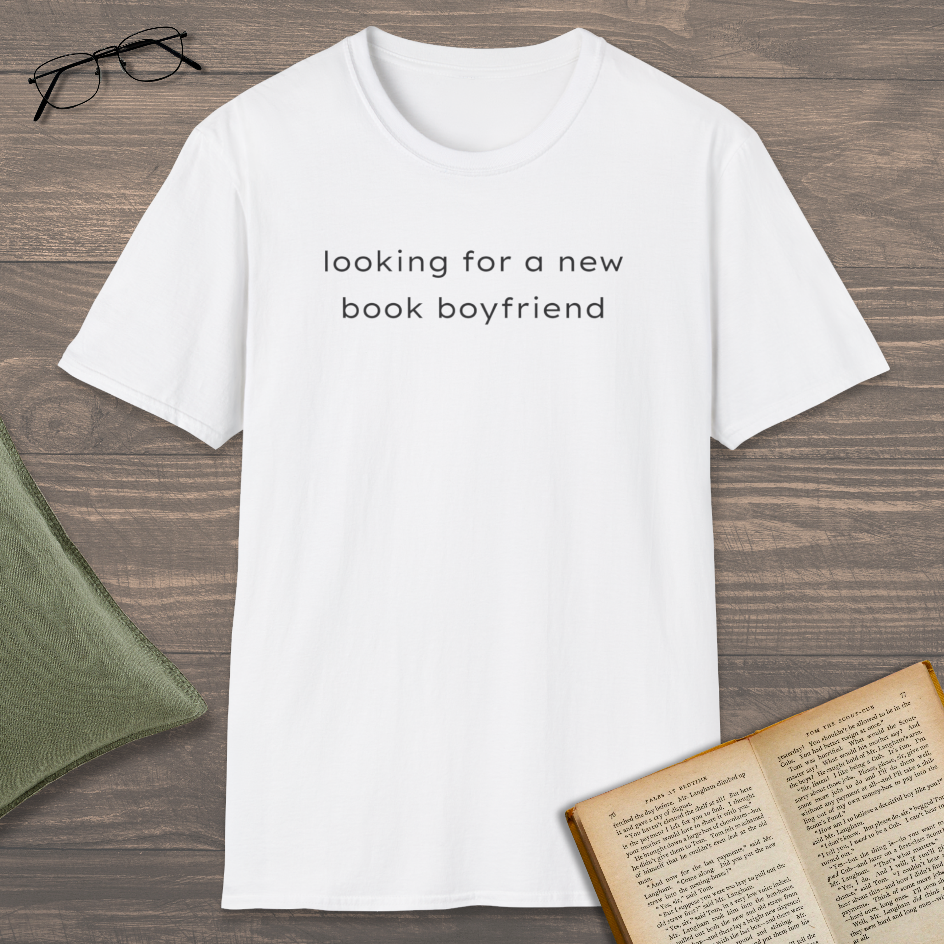 New Book Boyfriend T-Shirt