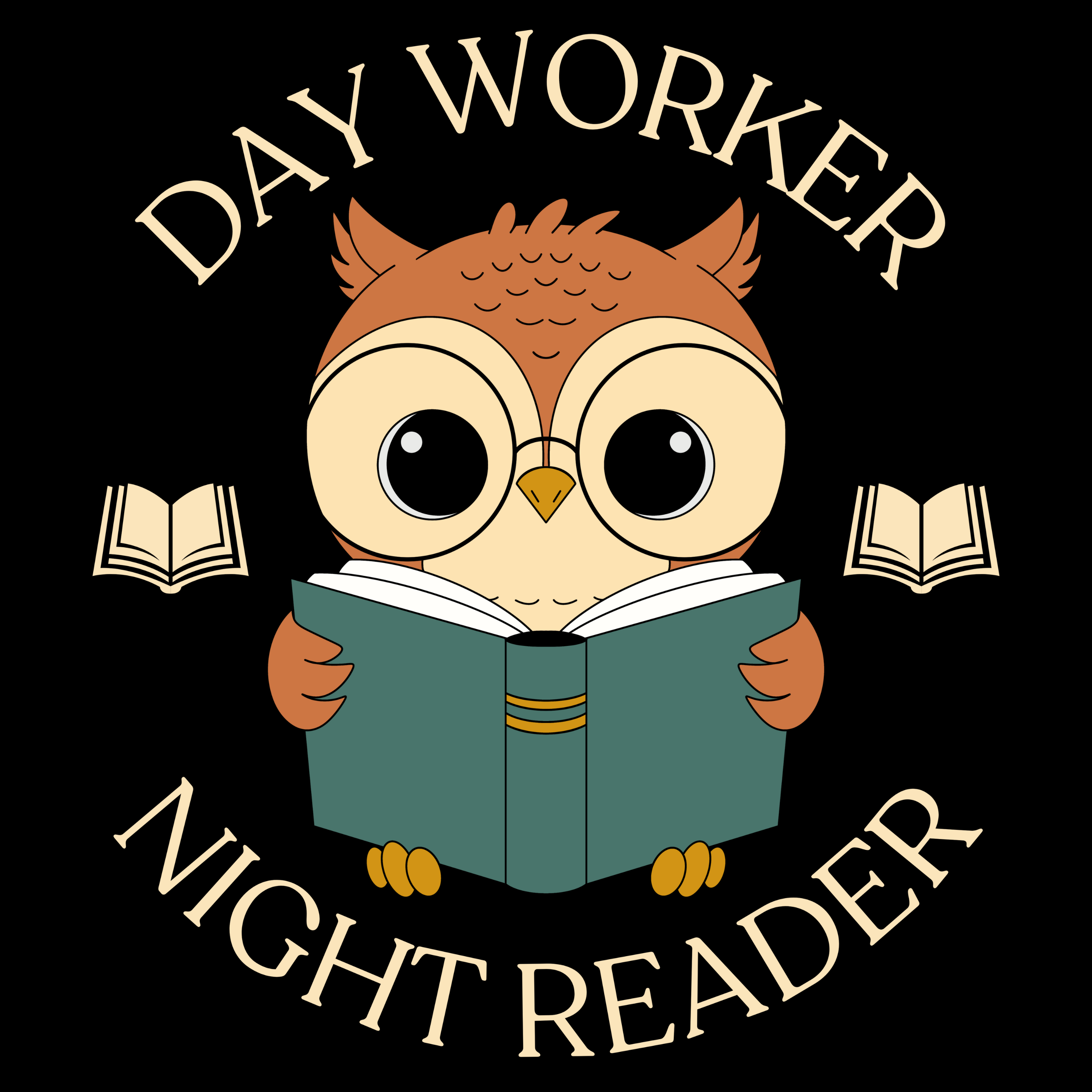 Night Reader Owl T-Shirt