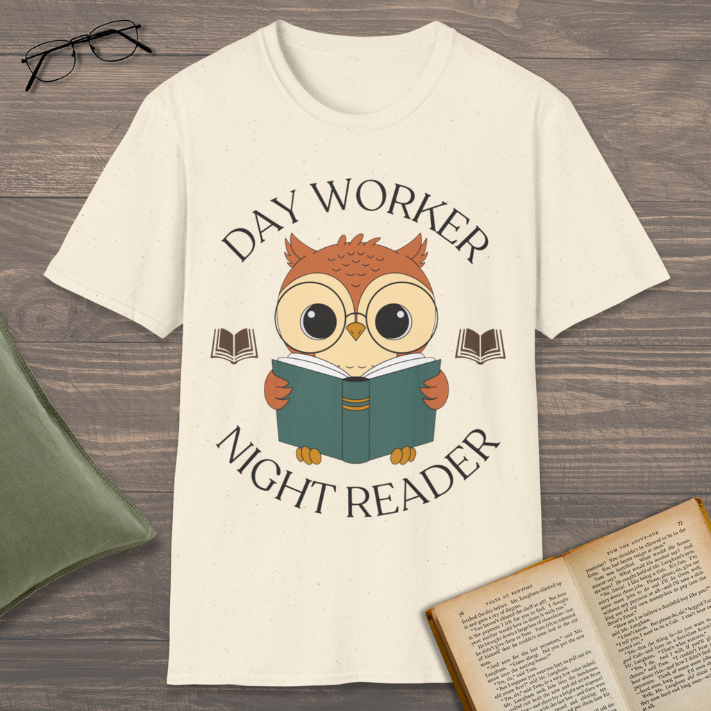 Night Reader Owl T-Shirt