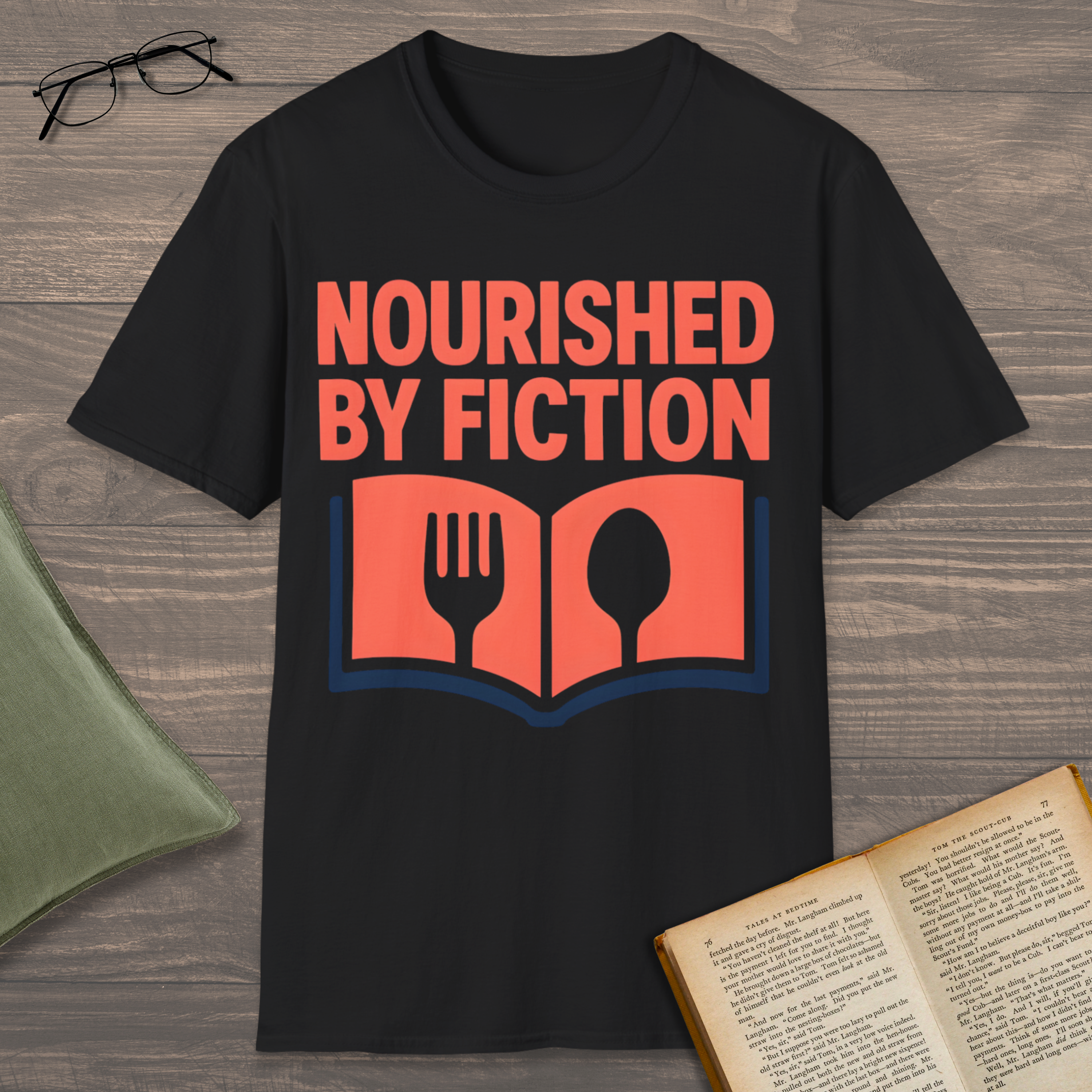 Nourished By Fiction T-Shirt