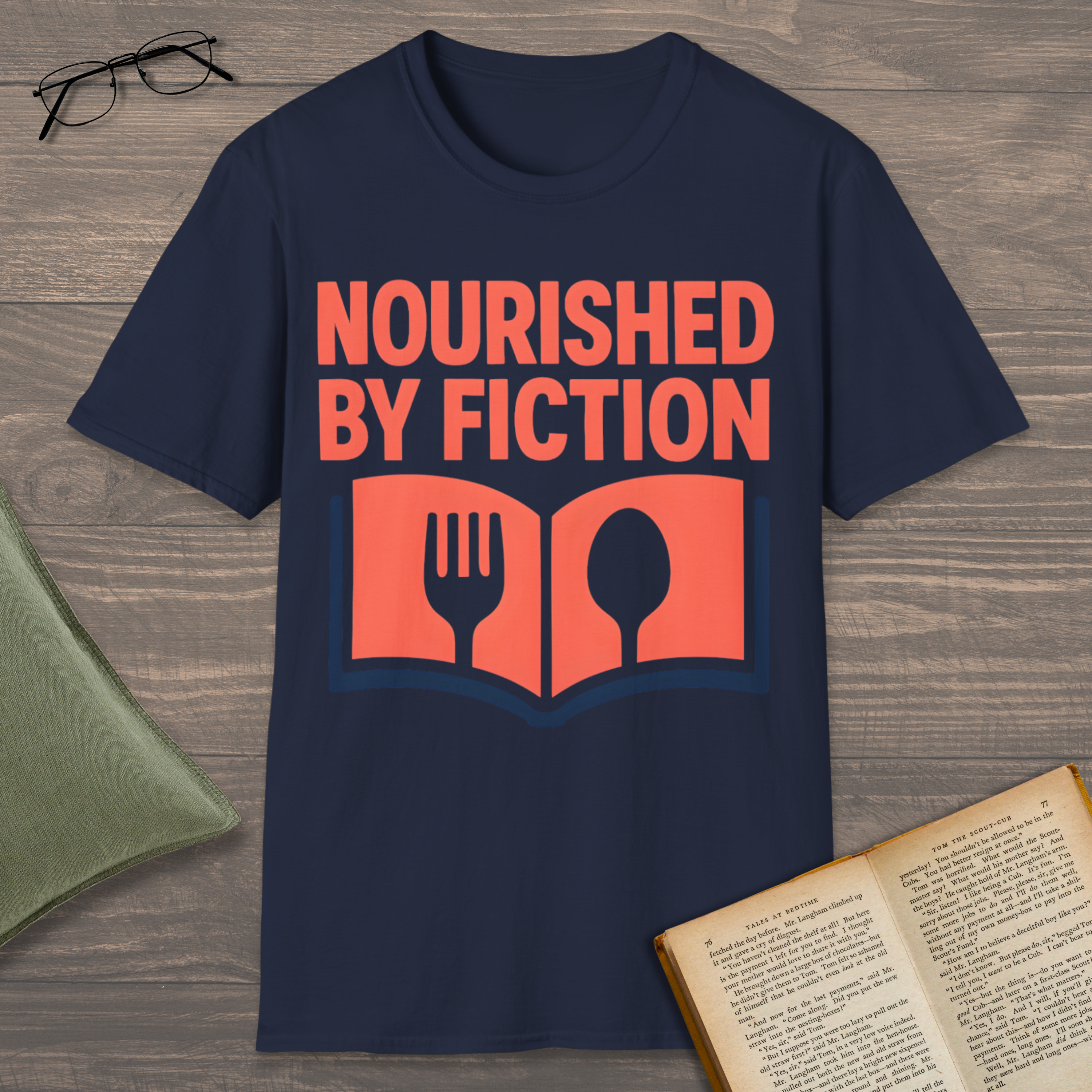Nourished By Fiction T-Shirt