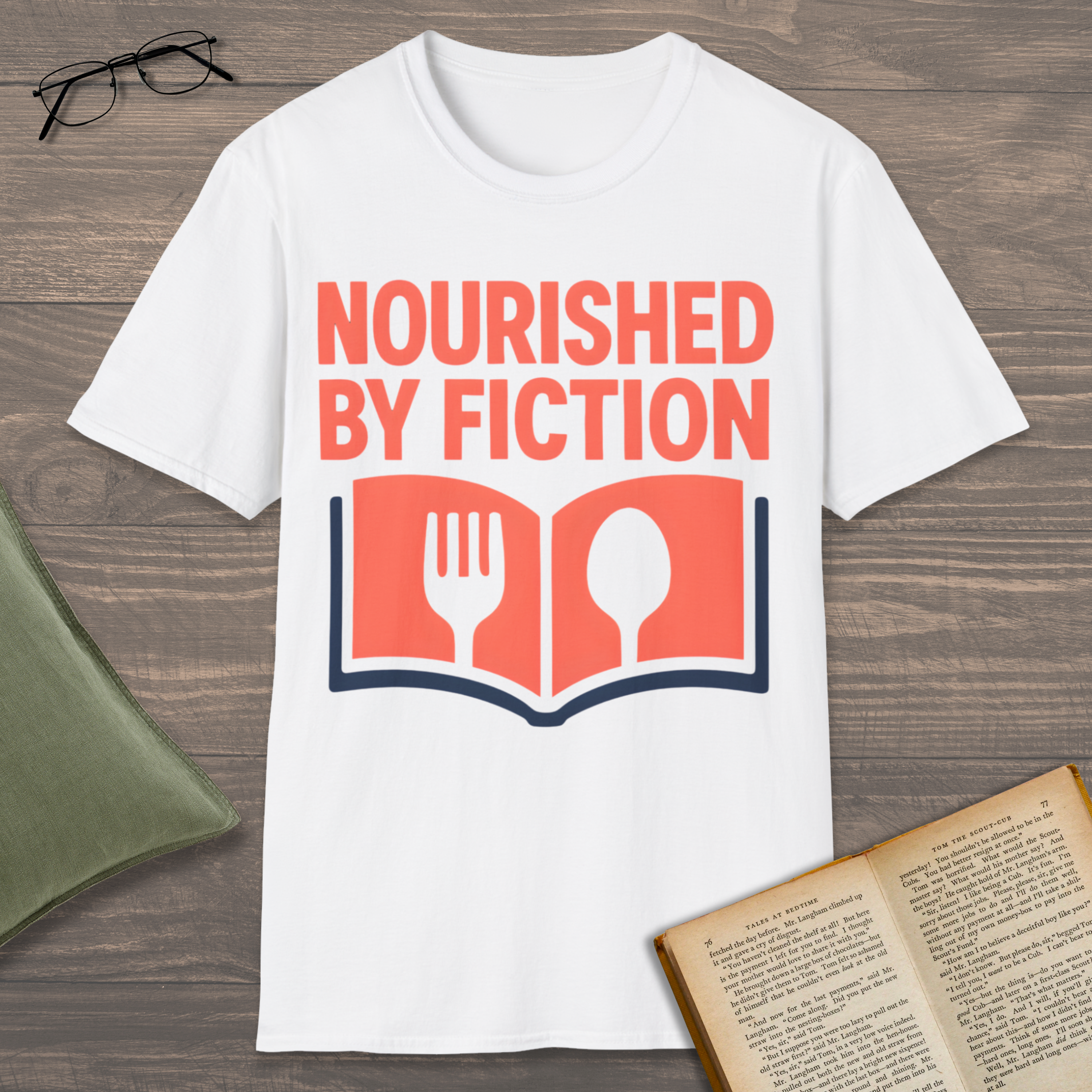 Nourished By Fiction T-Shirt