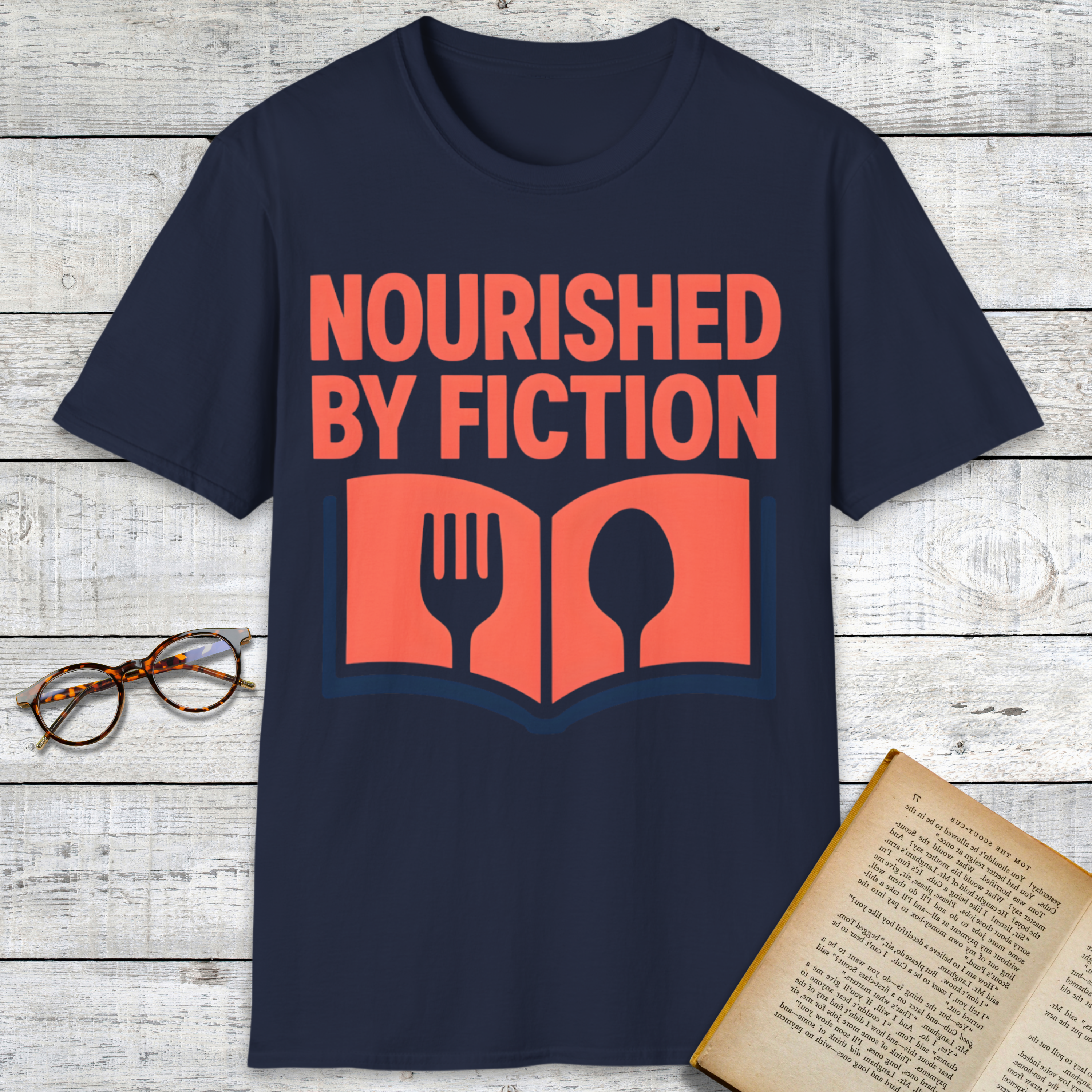 Nourished By Fiction T-Shirt
