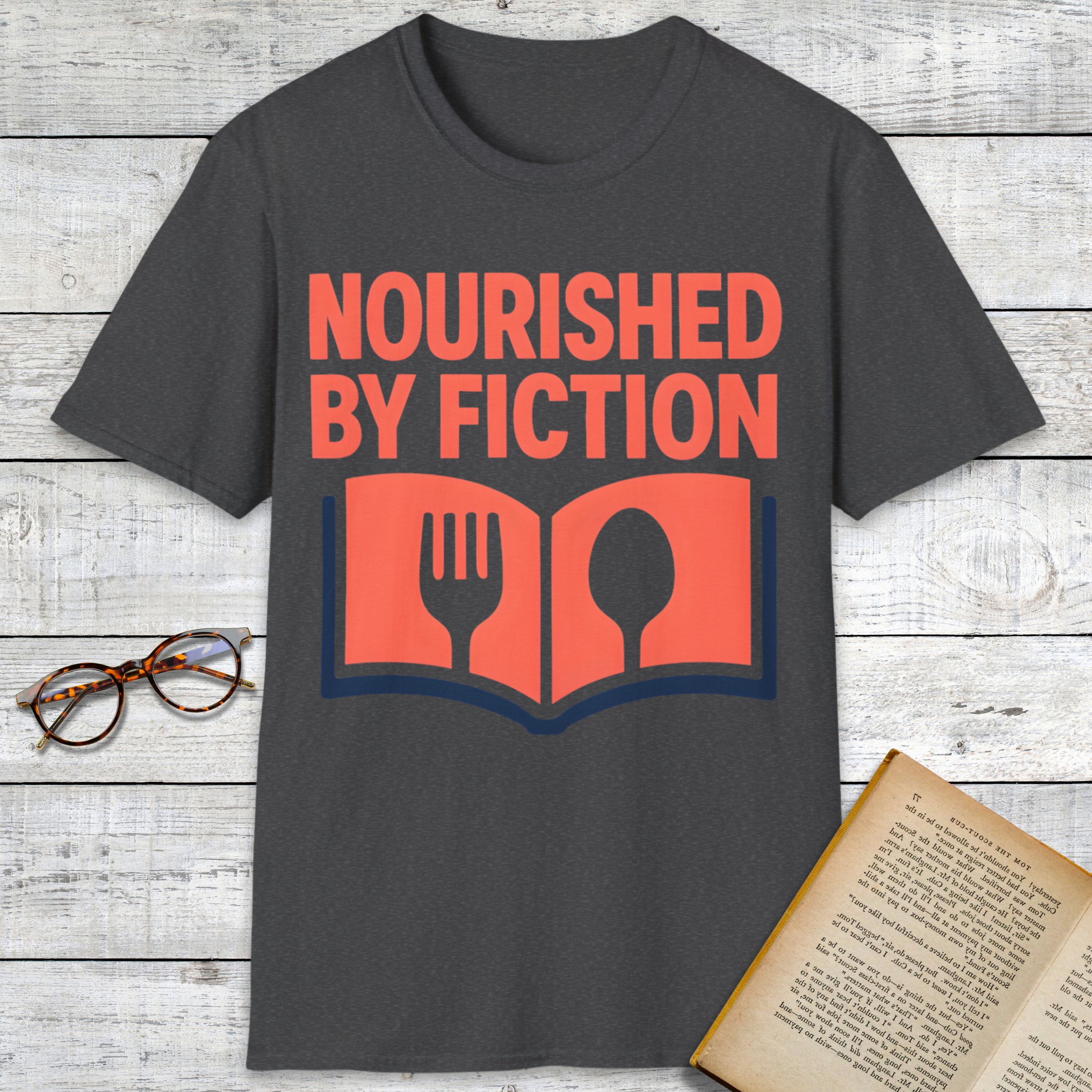 Nourished By Fiction T-Shirt